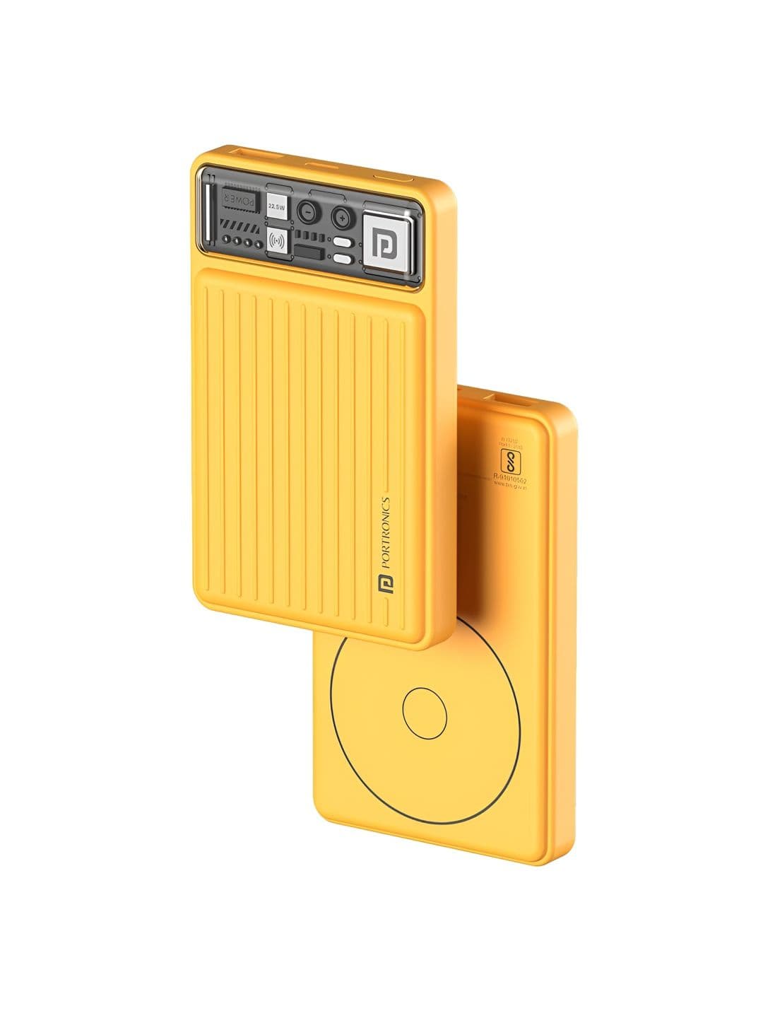 Portronics Luxcell Wireless Mini 10k 10000mAh 15W Magnetic Wireless Nano Power Bank