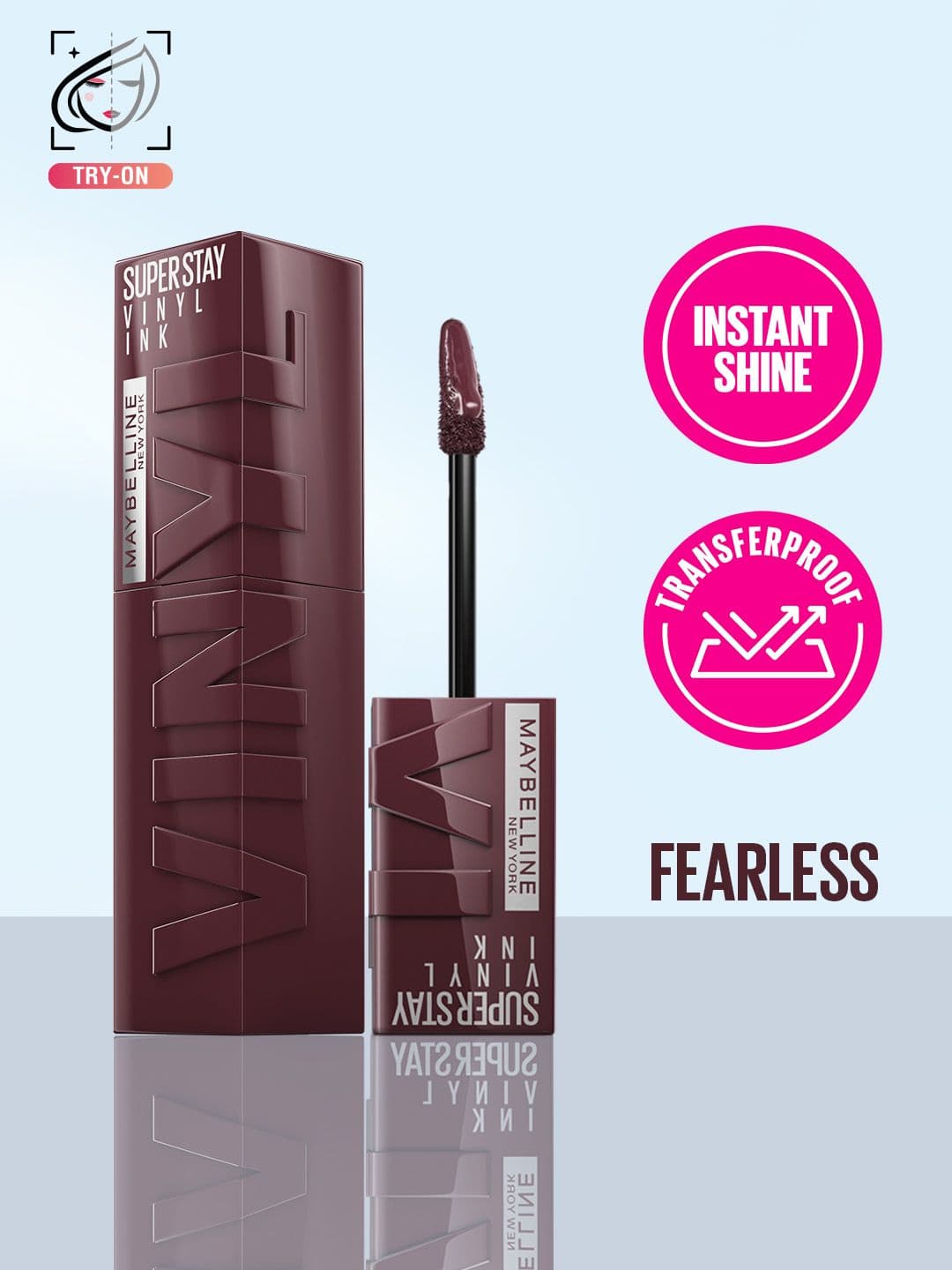 Maybelline New York Super Stay Vinyl Ink 16H Stay Liquid Lipstick 4.2 ml - Fearless