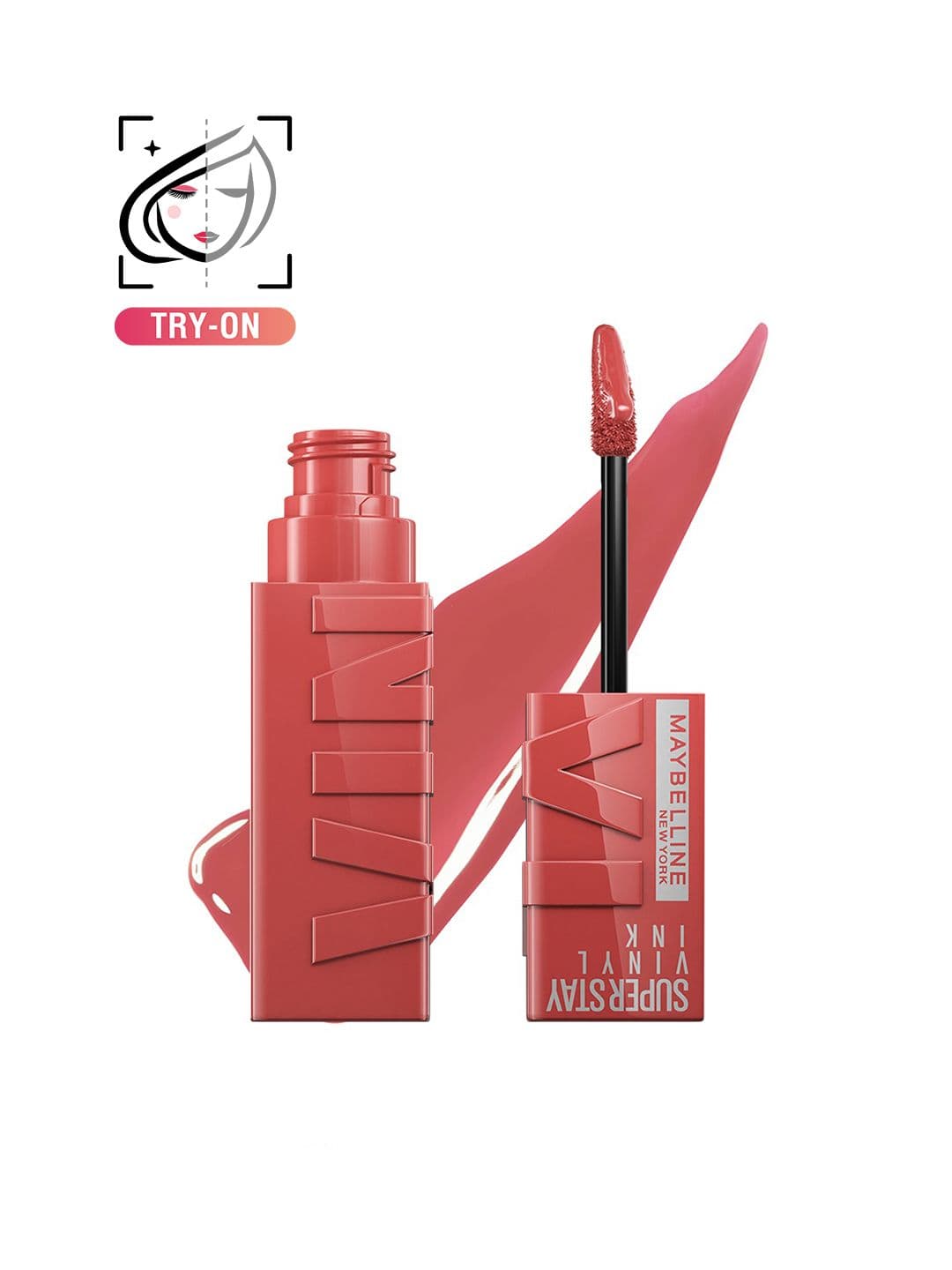 Maybelline New York Vegan Superstay Vinyl Ink 16H Longwear Liquid Lipstick 4.5 ml - Peachy