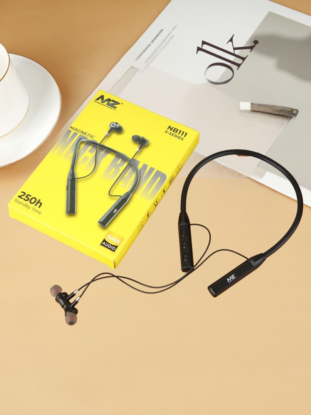 MZ NB111 Magnetic Neckband Earphones