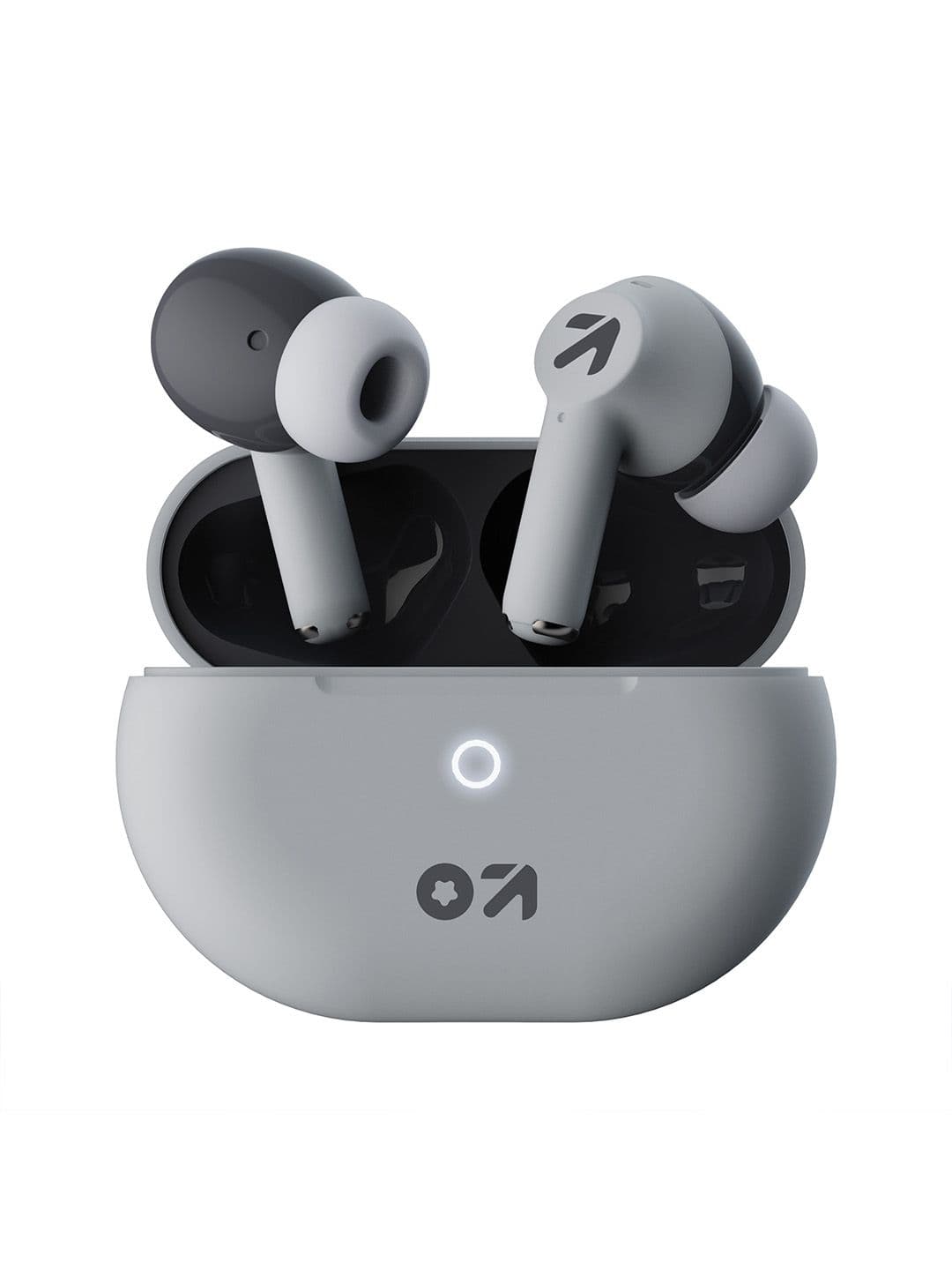 BOULT AUDIO White AirBass W40 Earbuds with Quad Mic ENC & 48 Hrs Battery Life