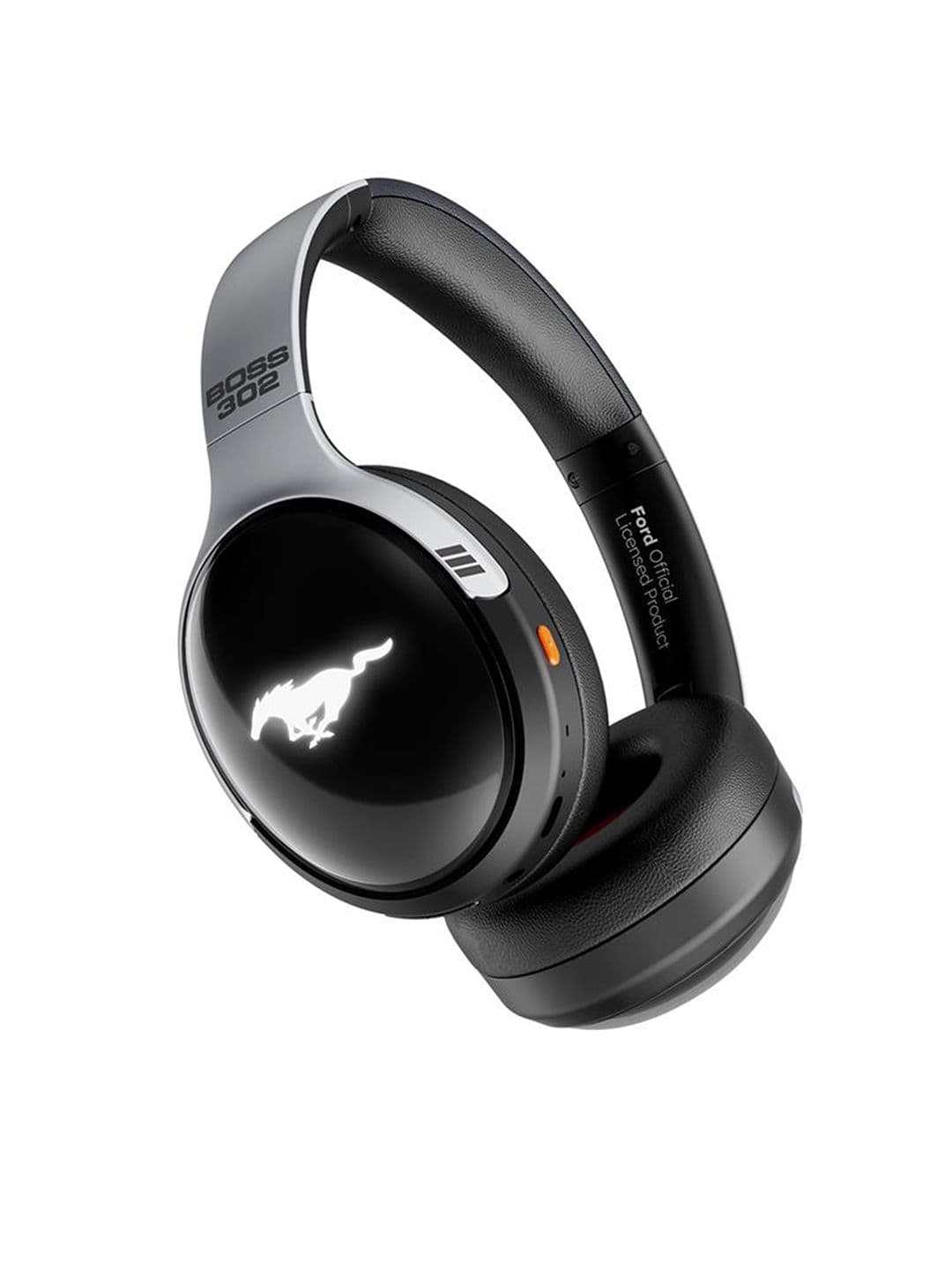 GOBOULT Mustang Thunder 70H Battery, ENC Mic, 40mm Drivers, LED Lights Bluetooth Headset