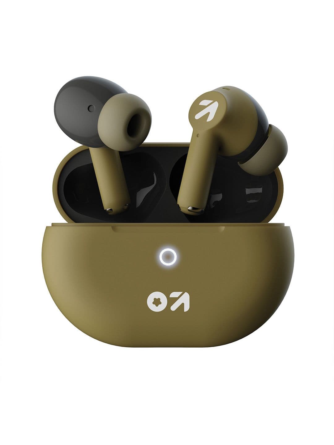 BOULT AUDIO Khaki AirBass W40 Earbuds with Quad Mic ENC & 48 Hrs Battery Life