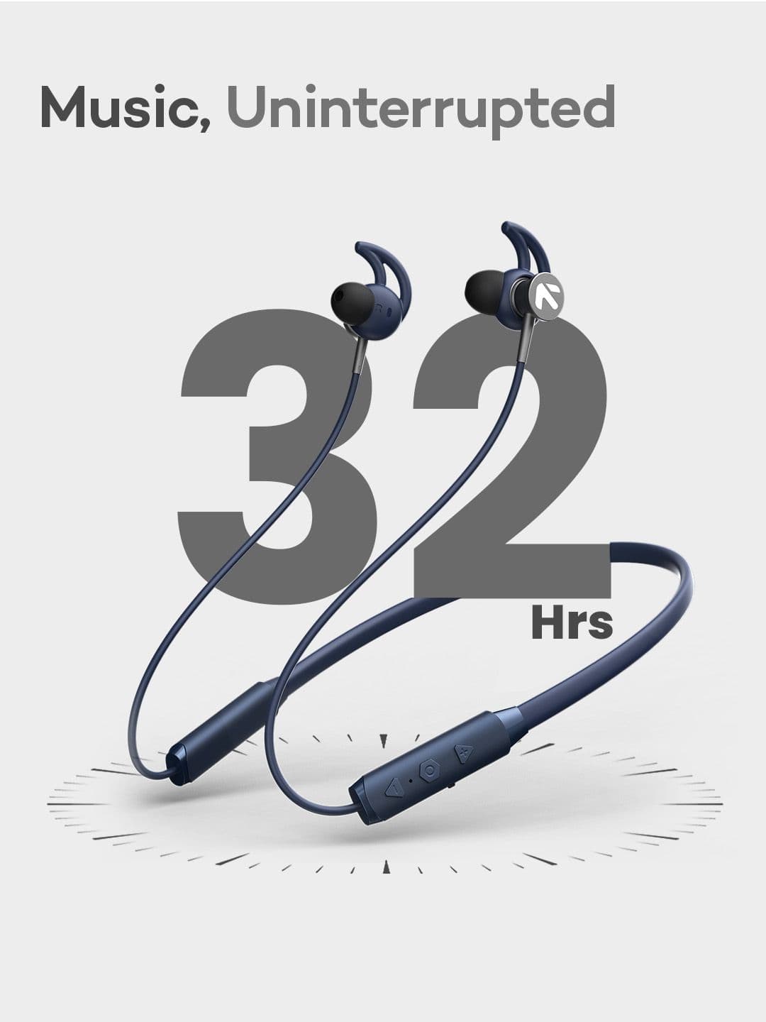 BOULT AUDIO Blue ProBass EQCharge In-Ear Wireless Bluetooth Earphones
