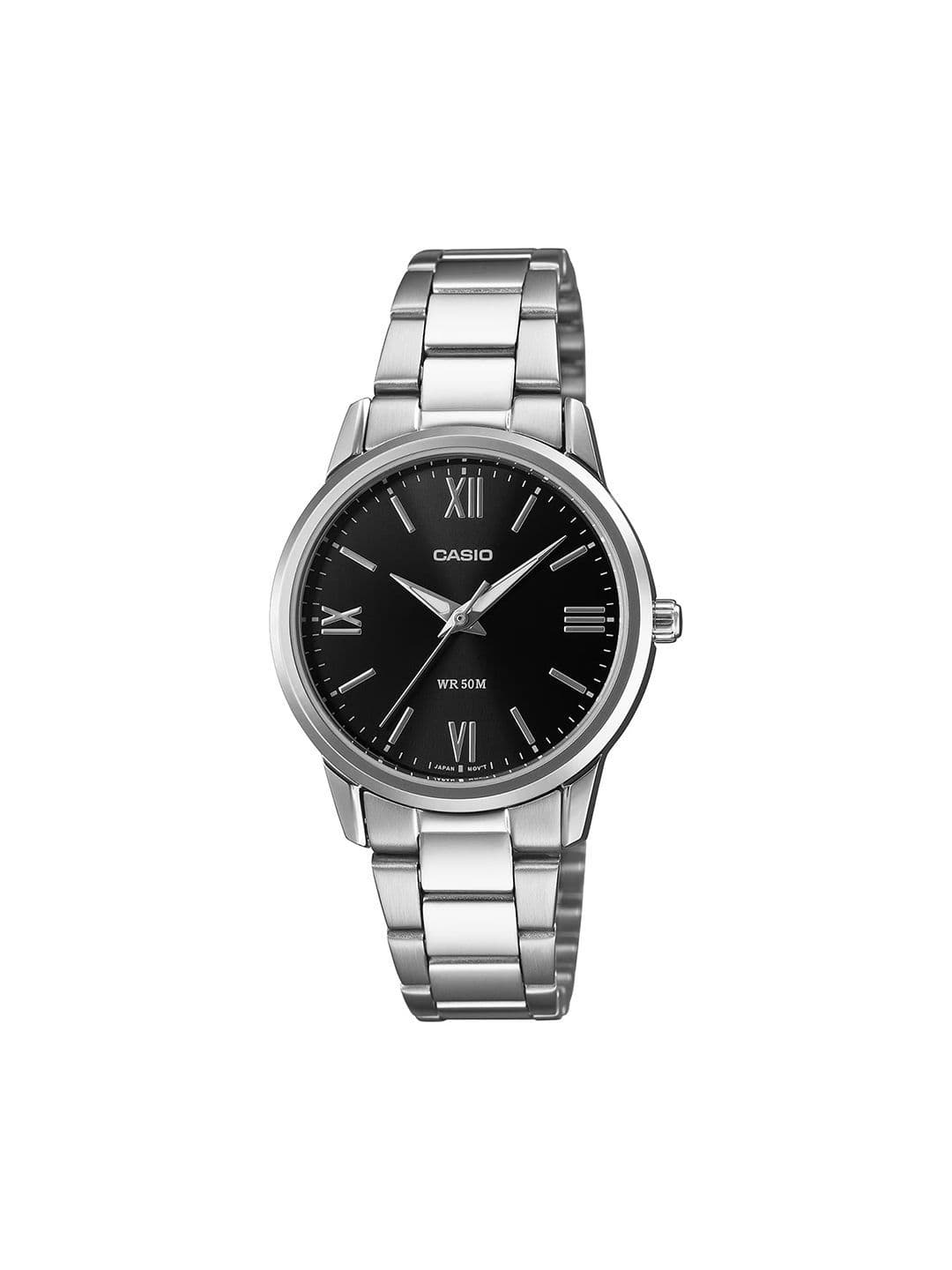 Casio LADIES LTP-1303DD-1AVDF Black Analog dial Stainless Steel A2475