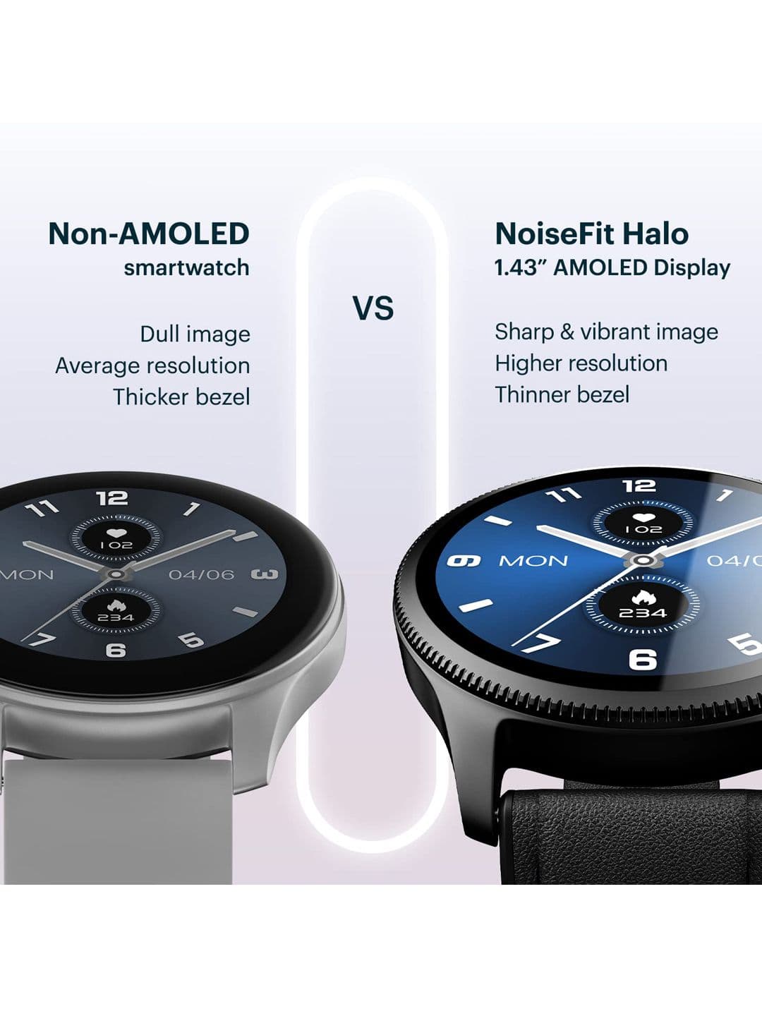 NOISE NoiseFit Halo 1.43" AMOLED Display Smart Watch