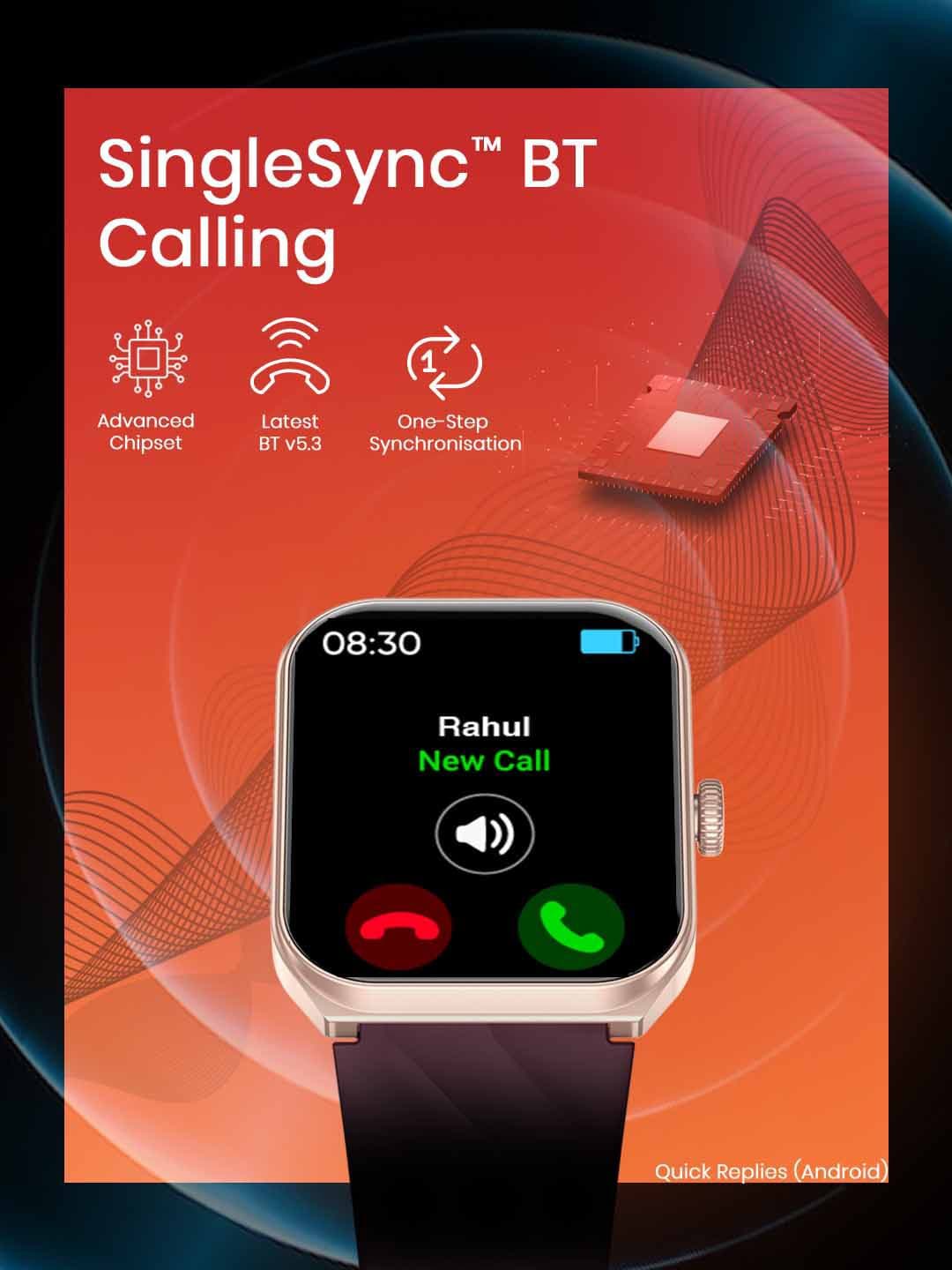 Styler X2 1.91 UltraVU HD Display 700 Nits Health Tracking BT Calling Smart Watch