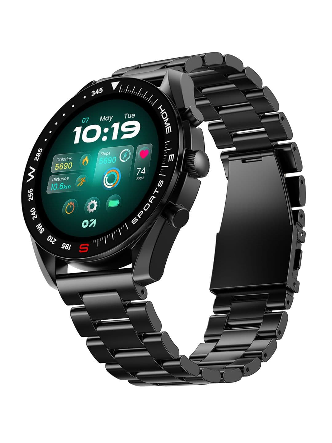 GOBOULT Previously Boult Mirage 1.39" Screen, Working Crown, Zinc Alloy Frame Smartwatch