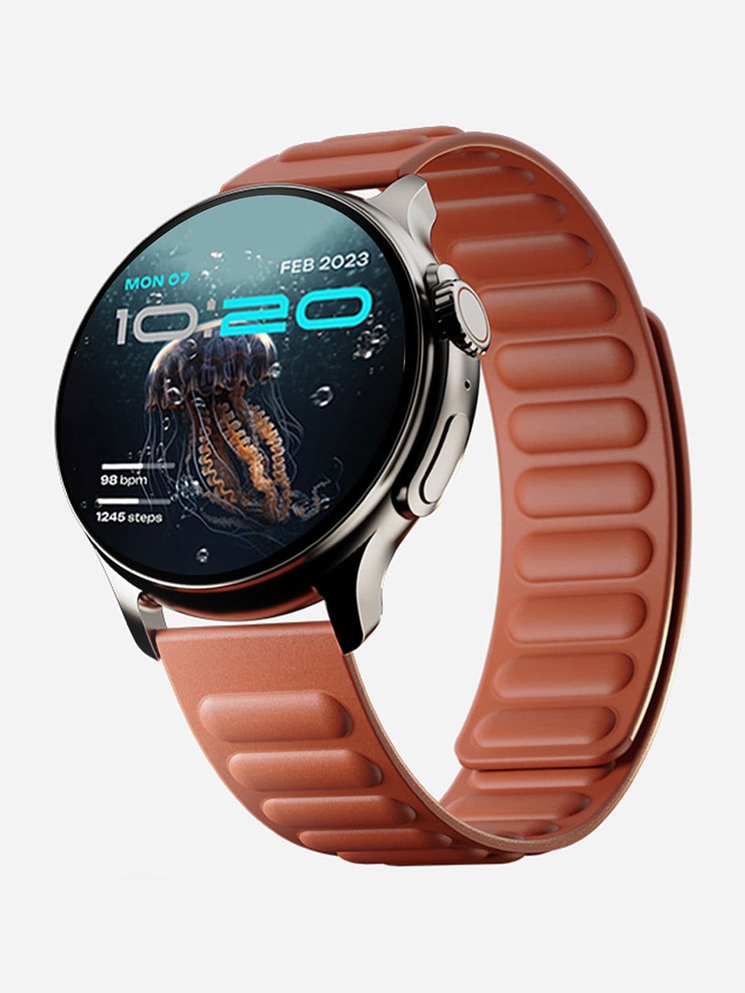 (Formerly Boult) Crown R Pro 2 1.43''HD AMOLED, BT Calling, Zinc Alloy Frame Smartwatch