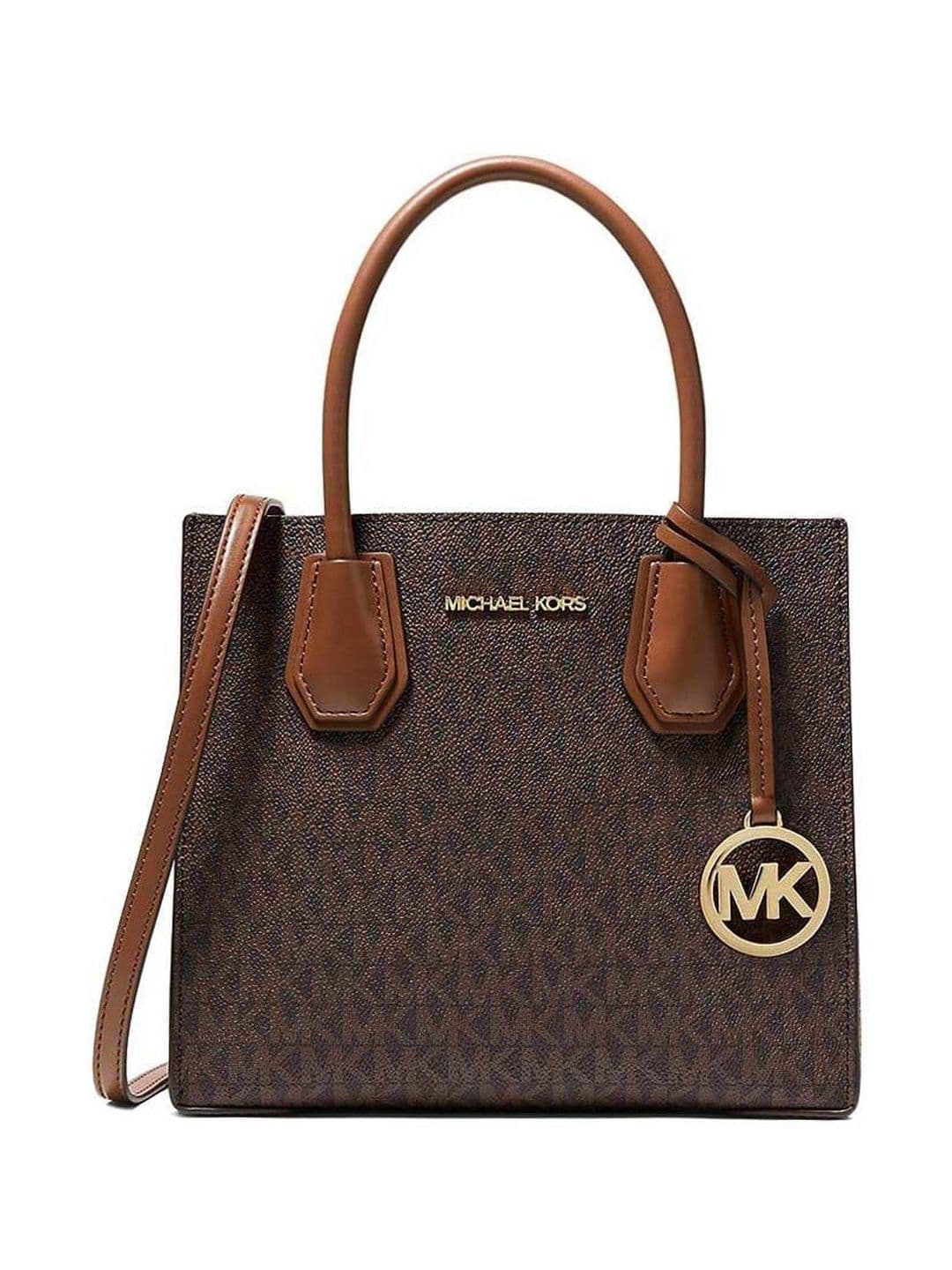 Michael Kors Dark Brown Mercer Medium Satchel