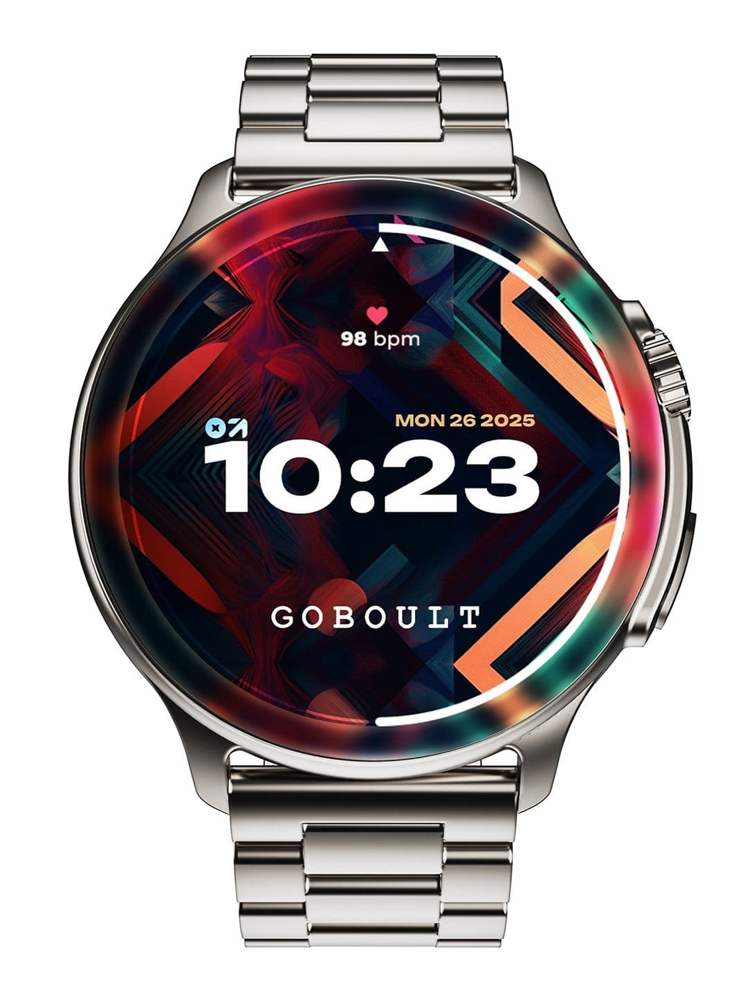 GOBOULT Previously Boult Crown R Pro 1.43''HD AMOLED, BT Calling, Zinc Alloy Frame Smartwatch