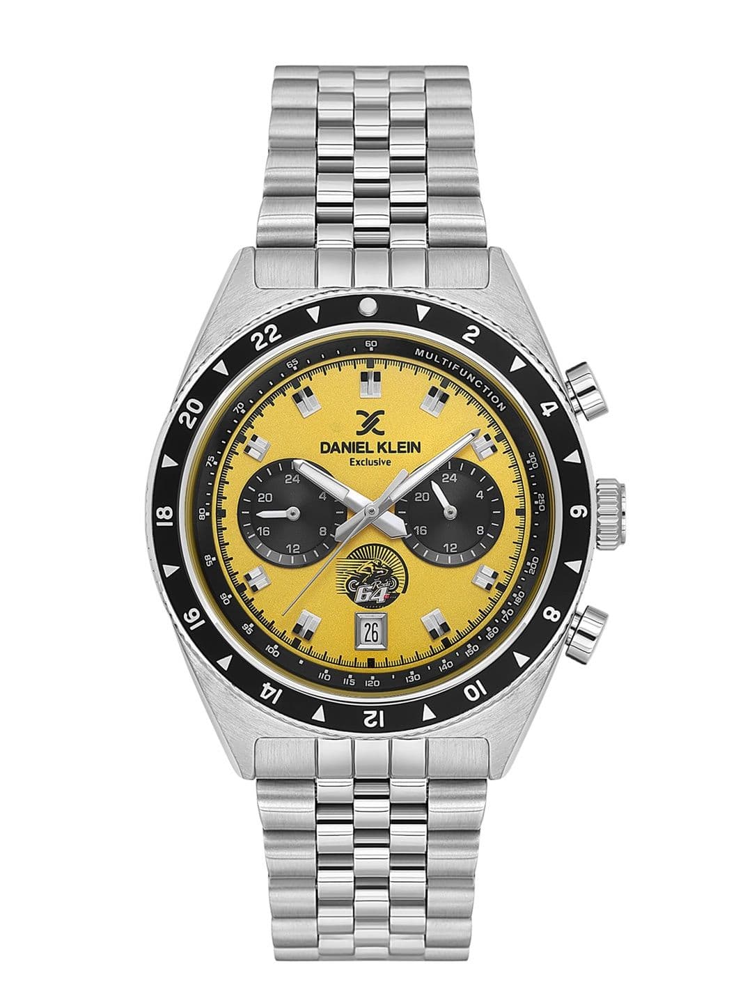 Daniel Klein Men Dial & Stainless Steel Bracelet Style Straps Analogue Chronograph Watch DK.1.13994-5