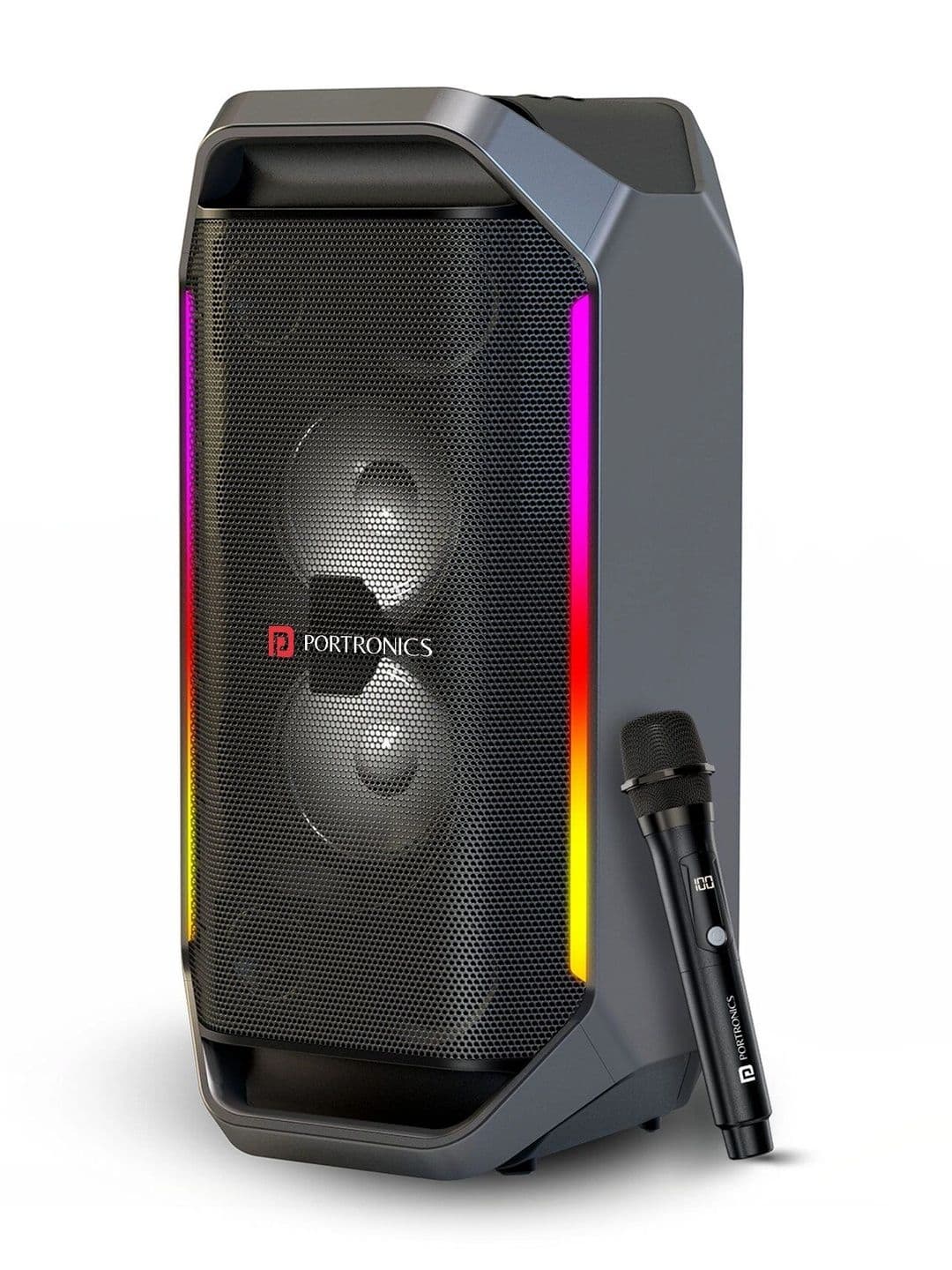 Portronics Dash 13 150W Party Speaker With Wireless Mic