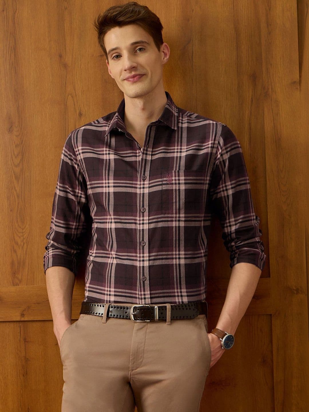 U.S. Polo Assn.Tartan Checked Pure Cotton Shirt