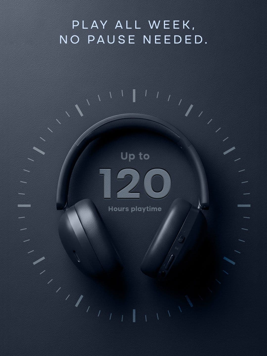 NOISE Airwave Max XR Overhead Wireless Headphone - Carbon Black