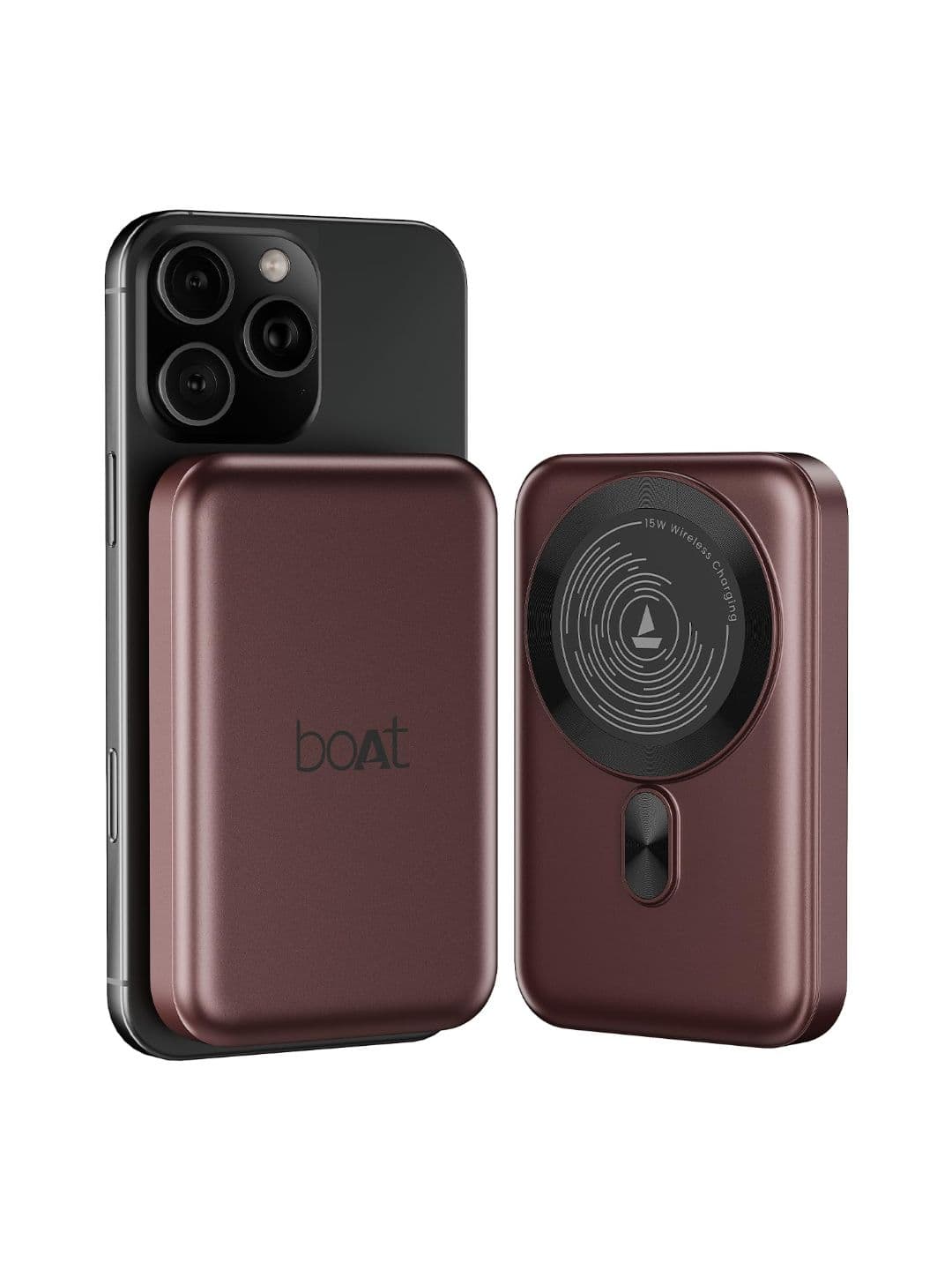 boAt EnergyShroom PB331 MagnaCharge 10000mAh Power Bank 15W Wireless and 22.5W Wired Charging