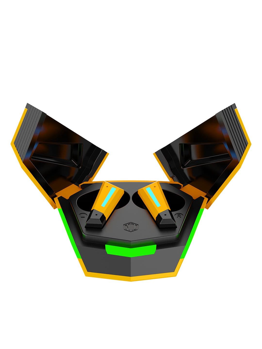 Nu Republic Transform-X with 60 Hrs Playtime, X-Bass & ENC Technology TWS Earbuds - Yellow