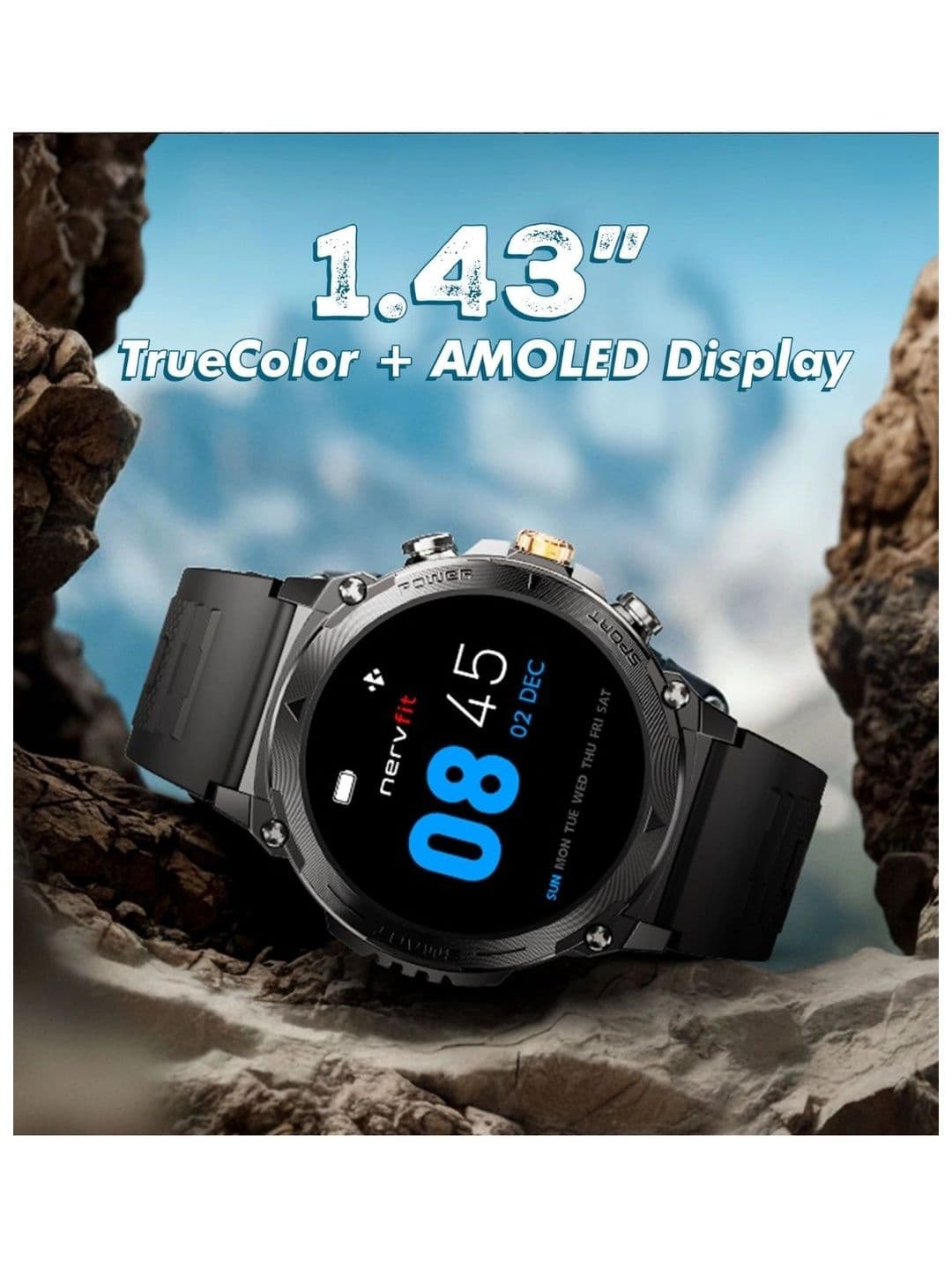 nervfit Kinetic Pro2 Sports Smart Watch