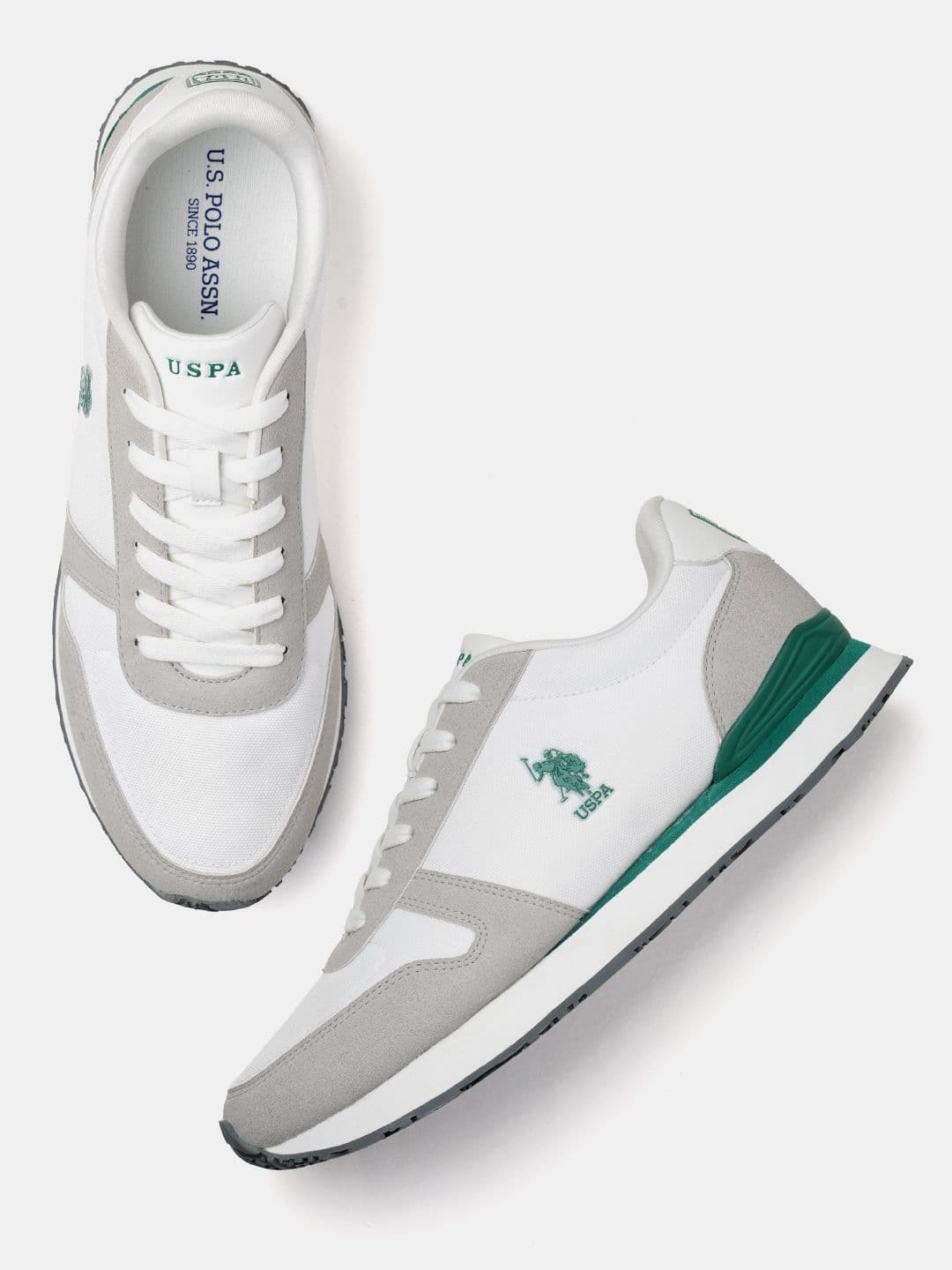 U.S. Polo Assn. Men Colourblocked Sneakers
