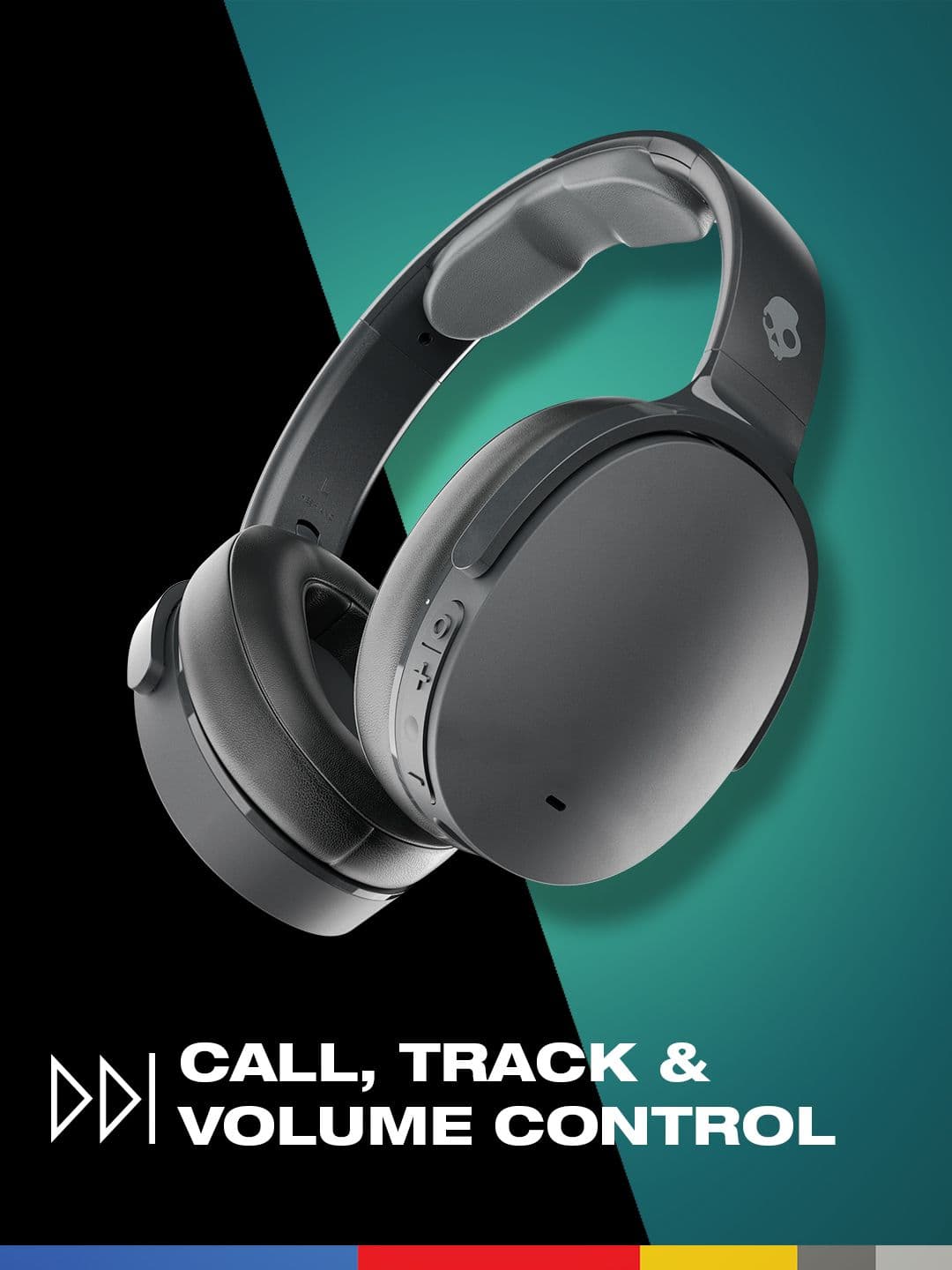 Skullcandy Unisex Black Hesh ANC Bluetooth Headset