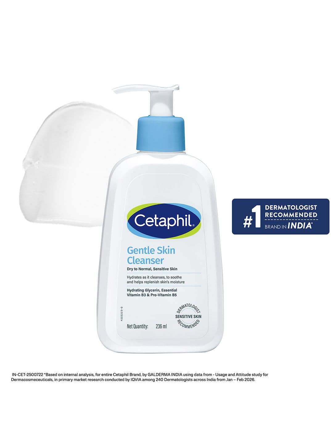 Cetaphil Gentle Skin Cleanser with Vitamin B3 & Glycerin - 250ml