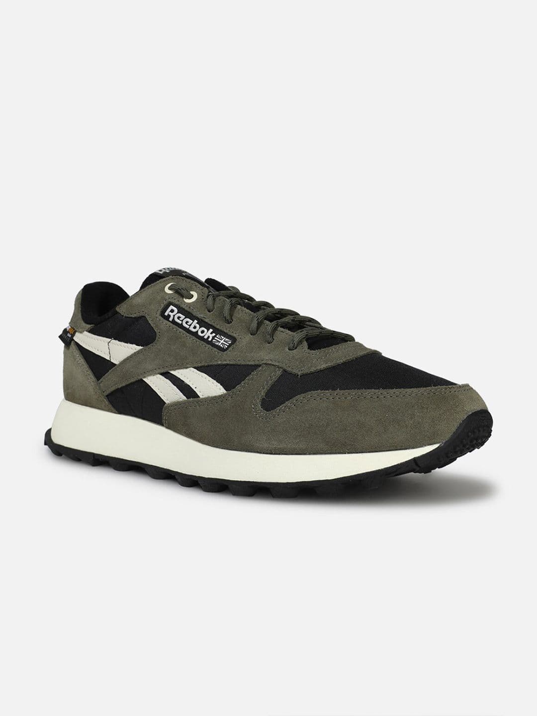 Reebok Classic Men Textile Classic Leather Running Shoes