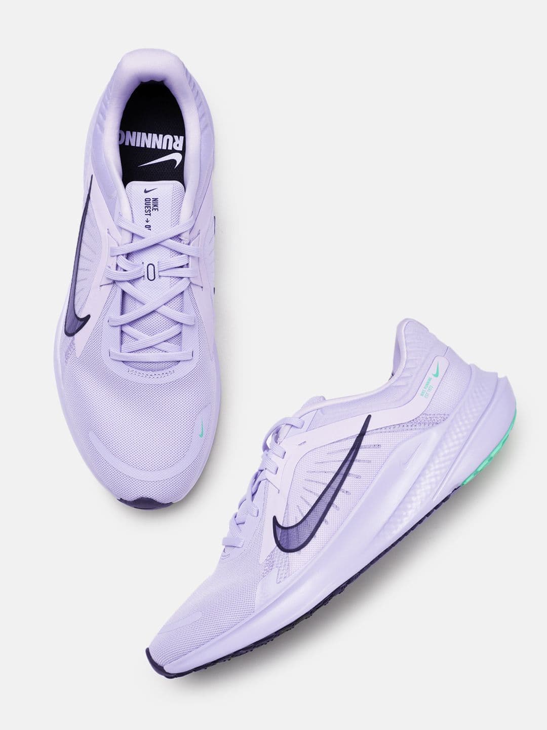 Nike Men Solid Quest 5 Road Running Shoes