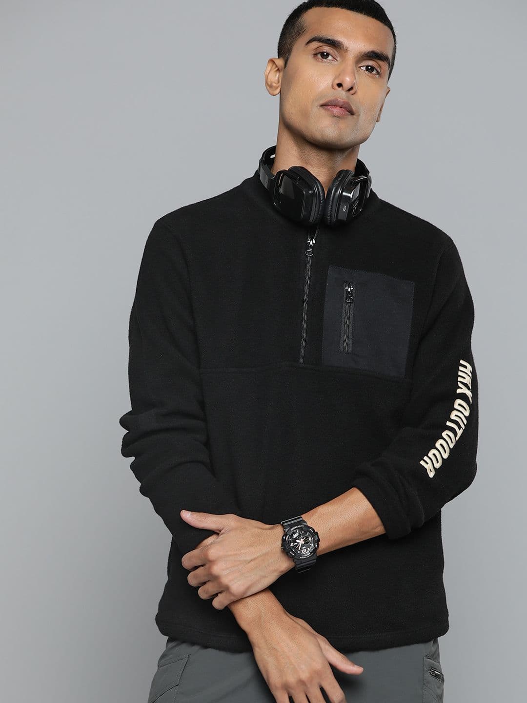 HRX by Hrithik Roshan Men Fleece Sweatshirt