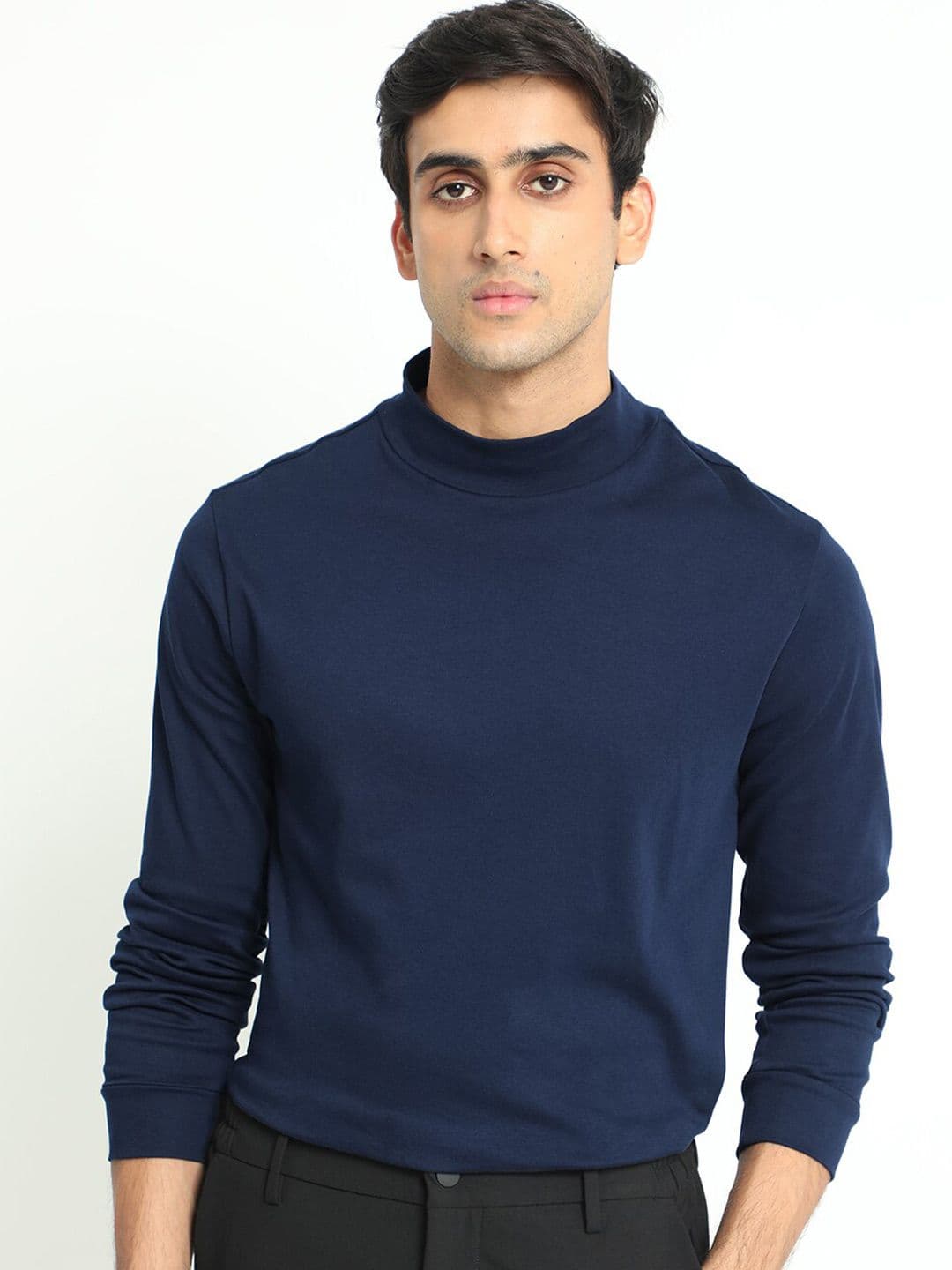 RARE RABBIT High Neck Cotton Sweatshirt
