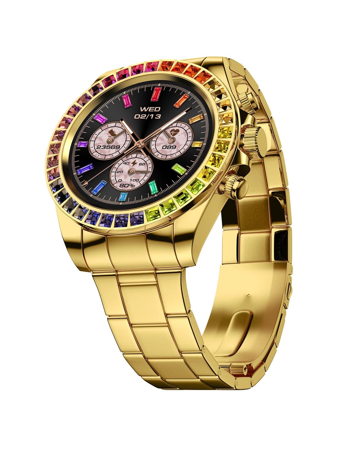 Fire-Boltt Blizzard Ultra 1.28inch Smartwatch with Jewel Studded Dial