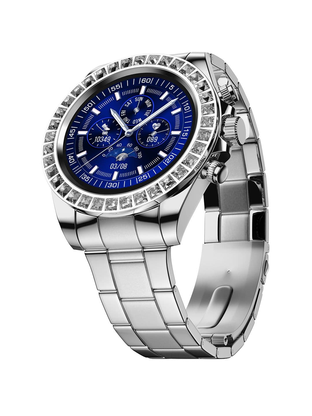 Fire-Boltt Blizzard Ultra 1.28inch Smartwatch with Jewel Studded Dial