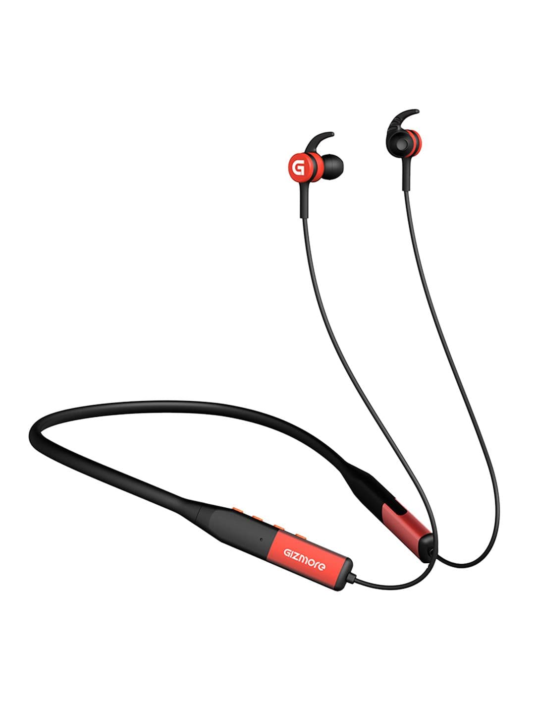 GIZMORE MN219 40Hrs Playback Type-C In-Ear Neckband Headphones with ENC Mode