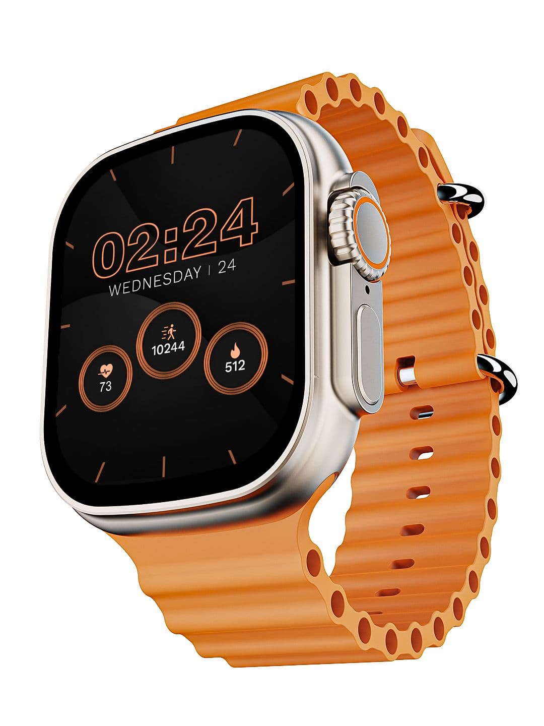 boAt Unisex Wave Genesis 1.96" HD Display 500 Nits Smartwatch With Bluetooth Calling