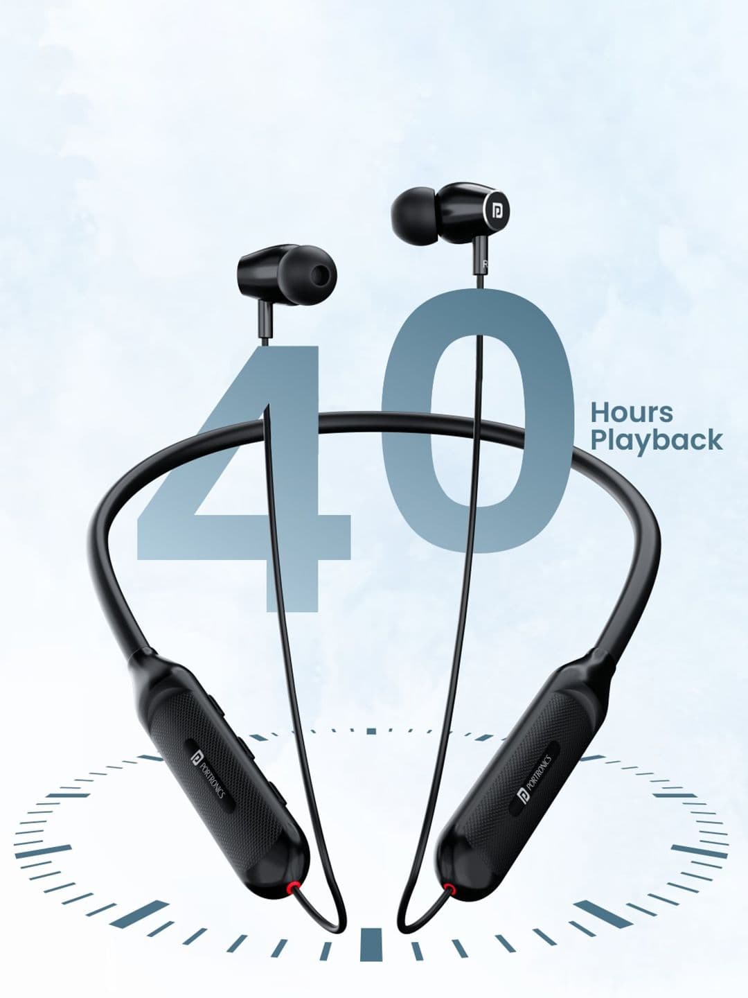 Portronics Harmonics Z7 Bluetooth Wireless In Ear Earphones