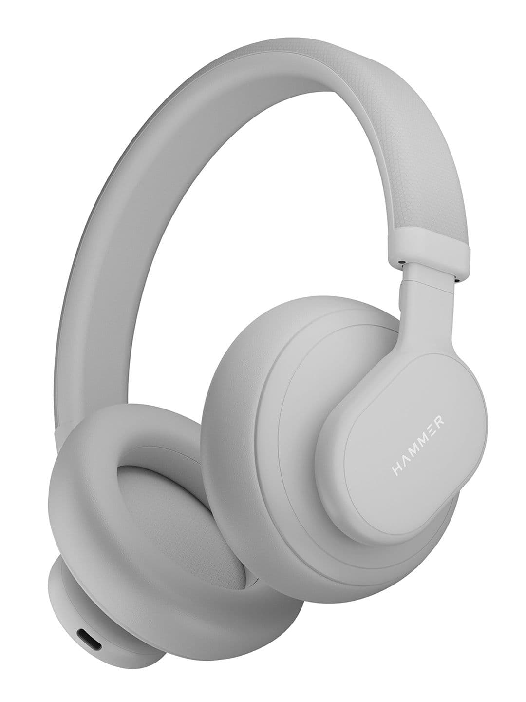 HAMMER Cool Grey Bash Max Over The Ear Wireless Bluetooth Headphones