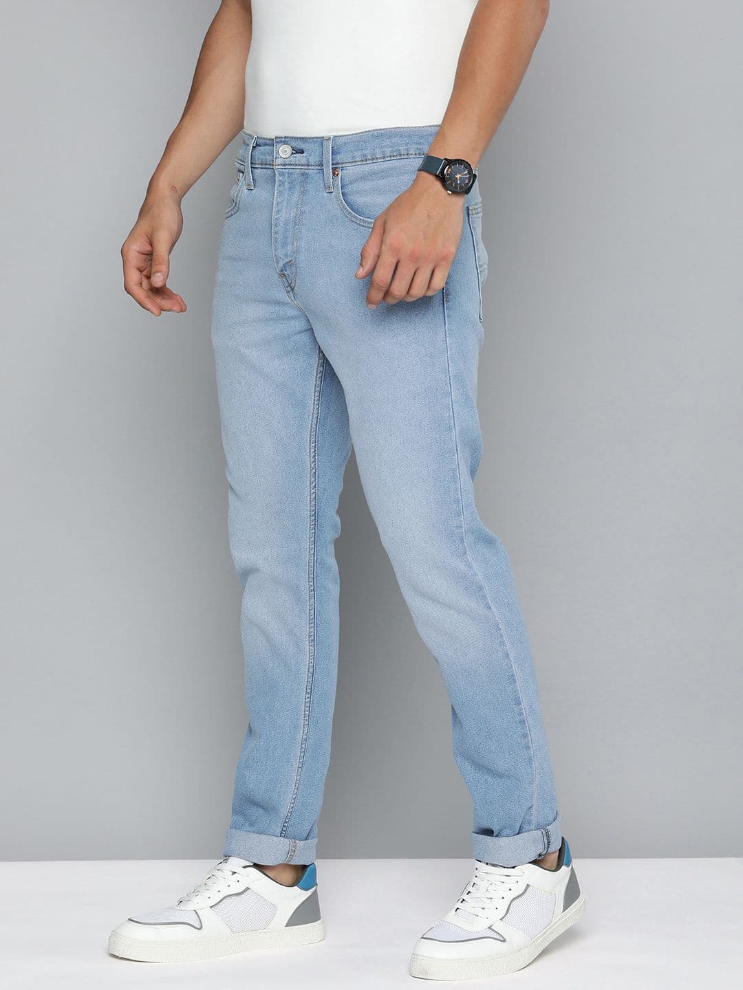 Levis Men 512 Slim Fit Light Fade Stretchable Jeans