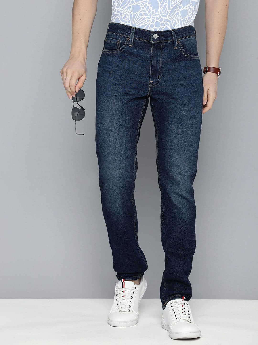 Levis Men 511 Slim Fit Light Fade Stretchable Jeans
