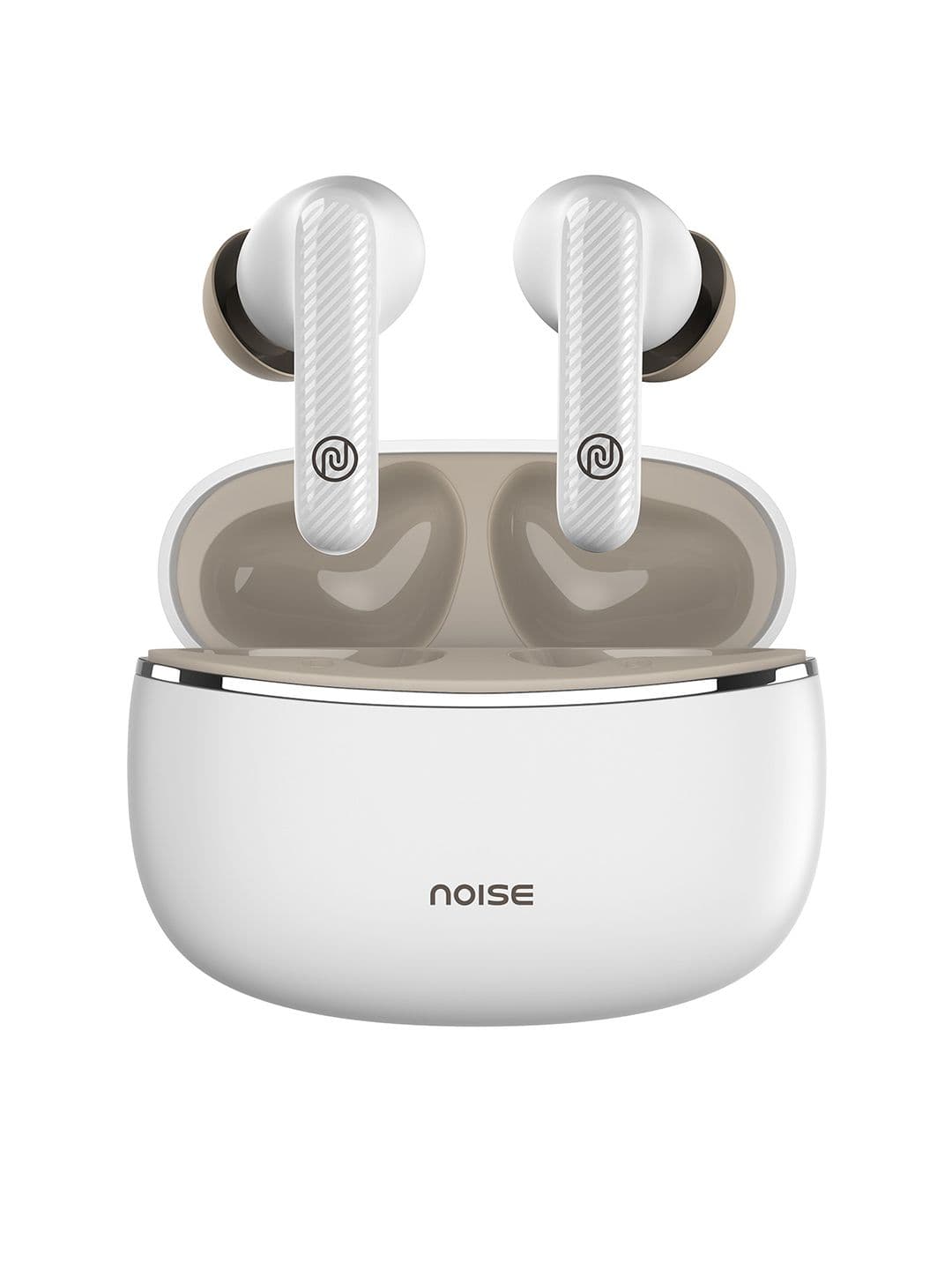 NOISE Aura Buds Truly Wireless Earbuds with 60H Playtime and Quad Mic ENC - Aura White