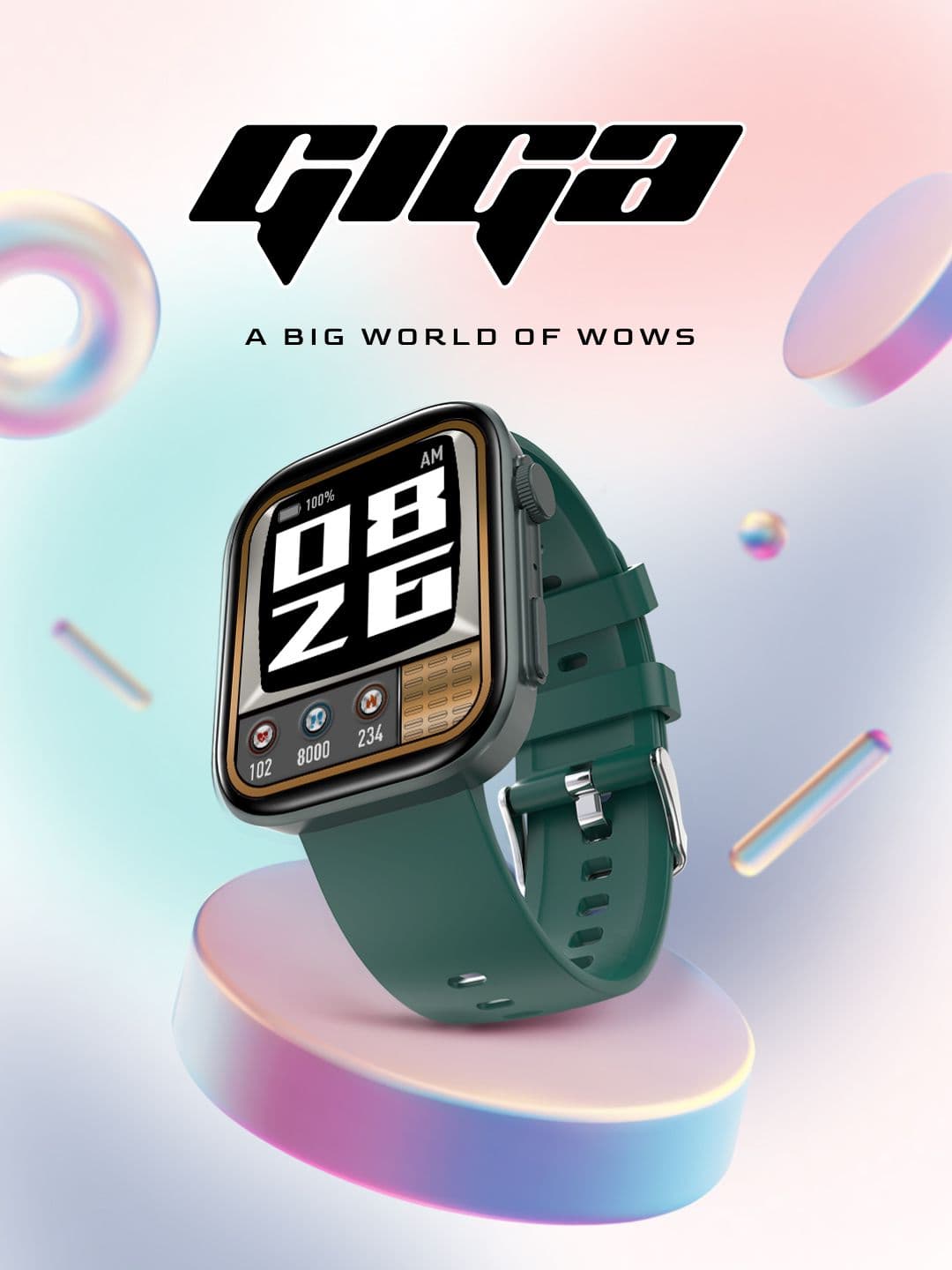 NOISE Giga 2.01" HD Display Smartwatch