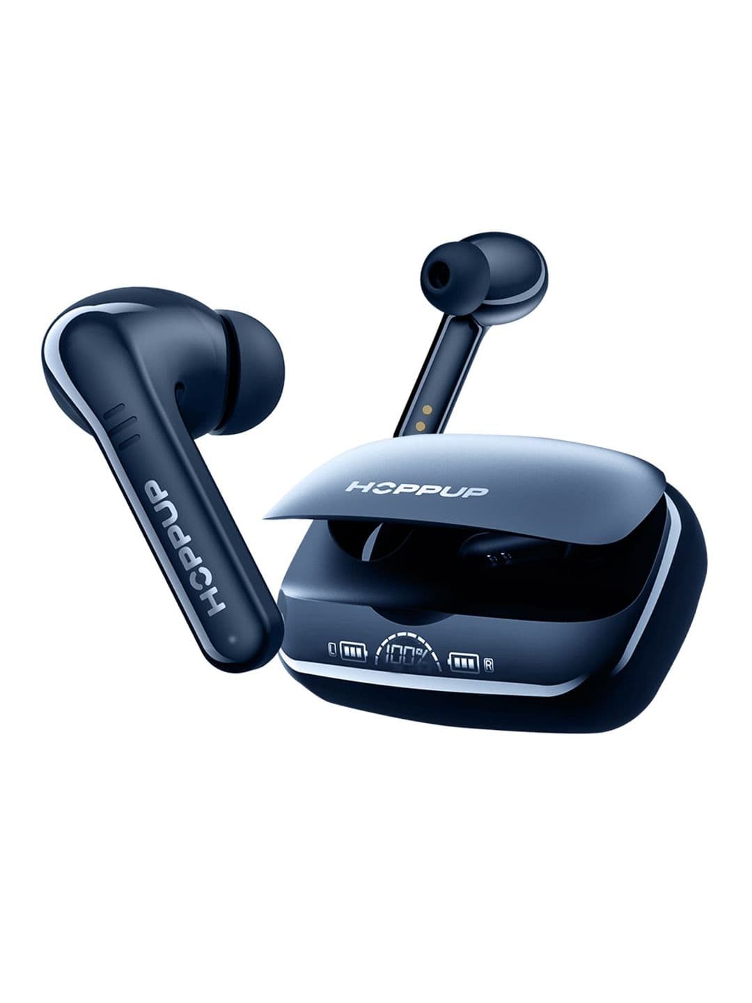 HOPPUP Grand Pro Earbuds With 200 Hours Playtime & Emergency Power Bank Function