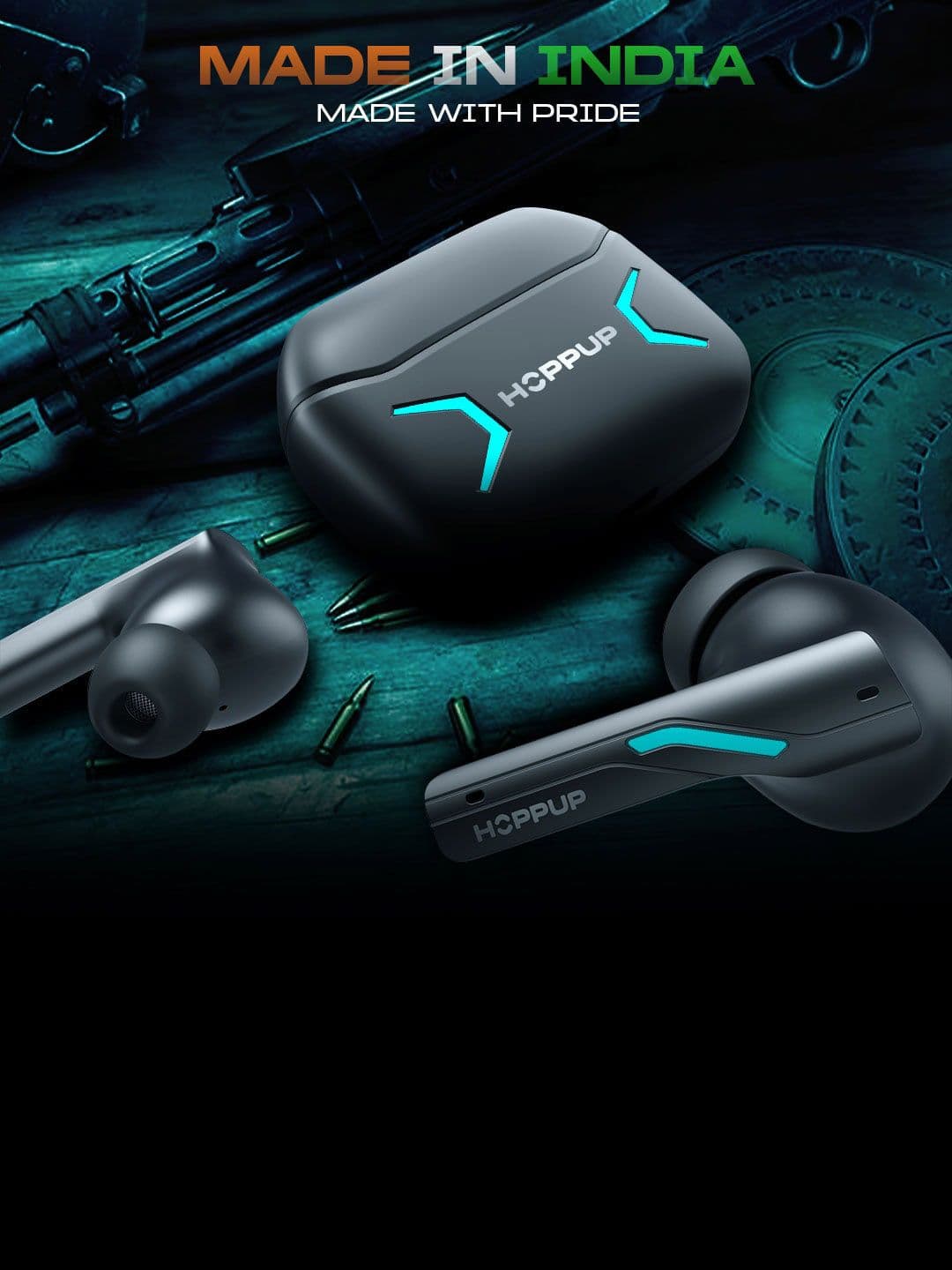 HOPPUP Gaming Earbuds with 13MM Drivers Headphones