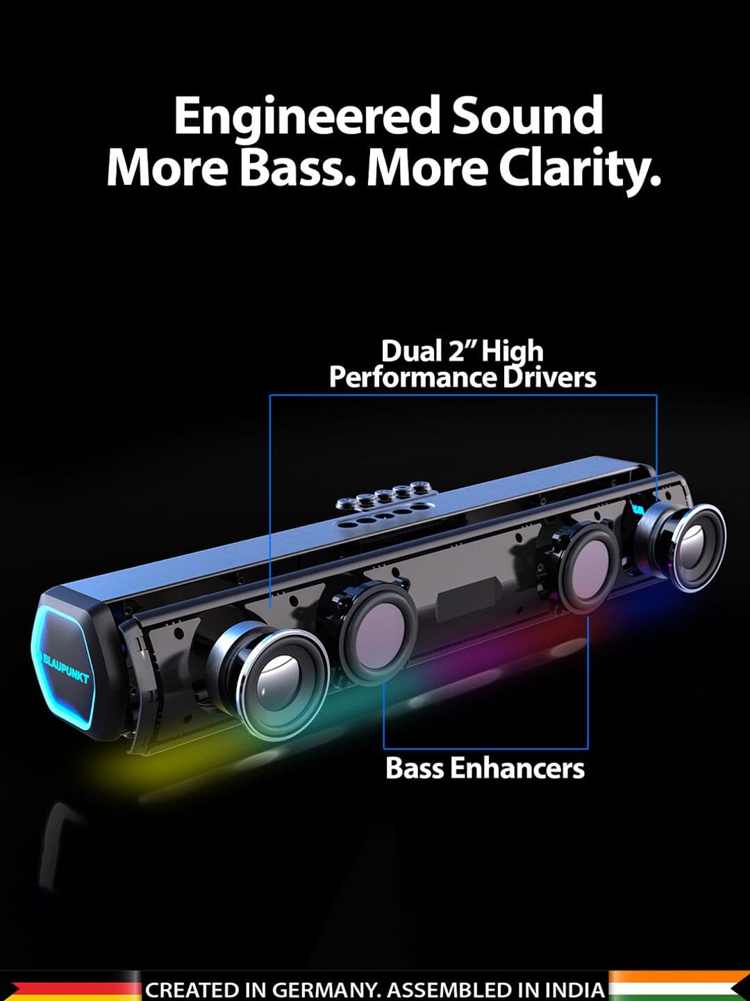 BLAUPUNKT SBA20 Pro Bluetooth Soundbar-25w