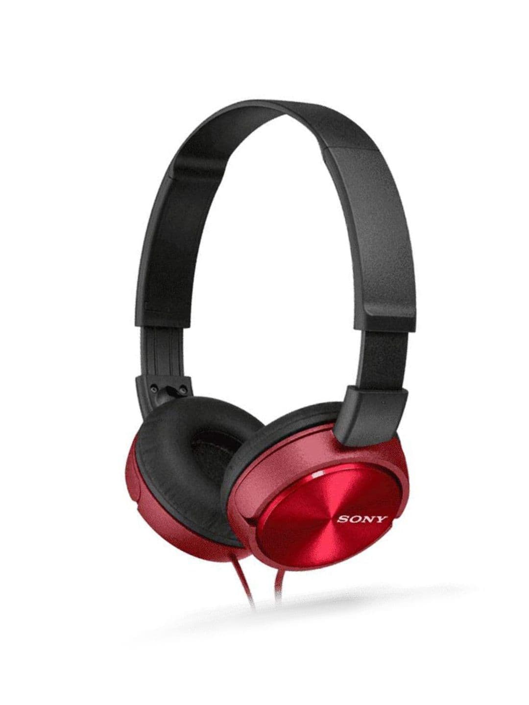 Sony MDR Zx310Ap Wired On Ear Headphones with Mic - Red