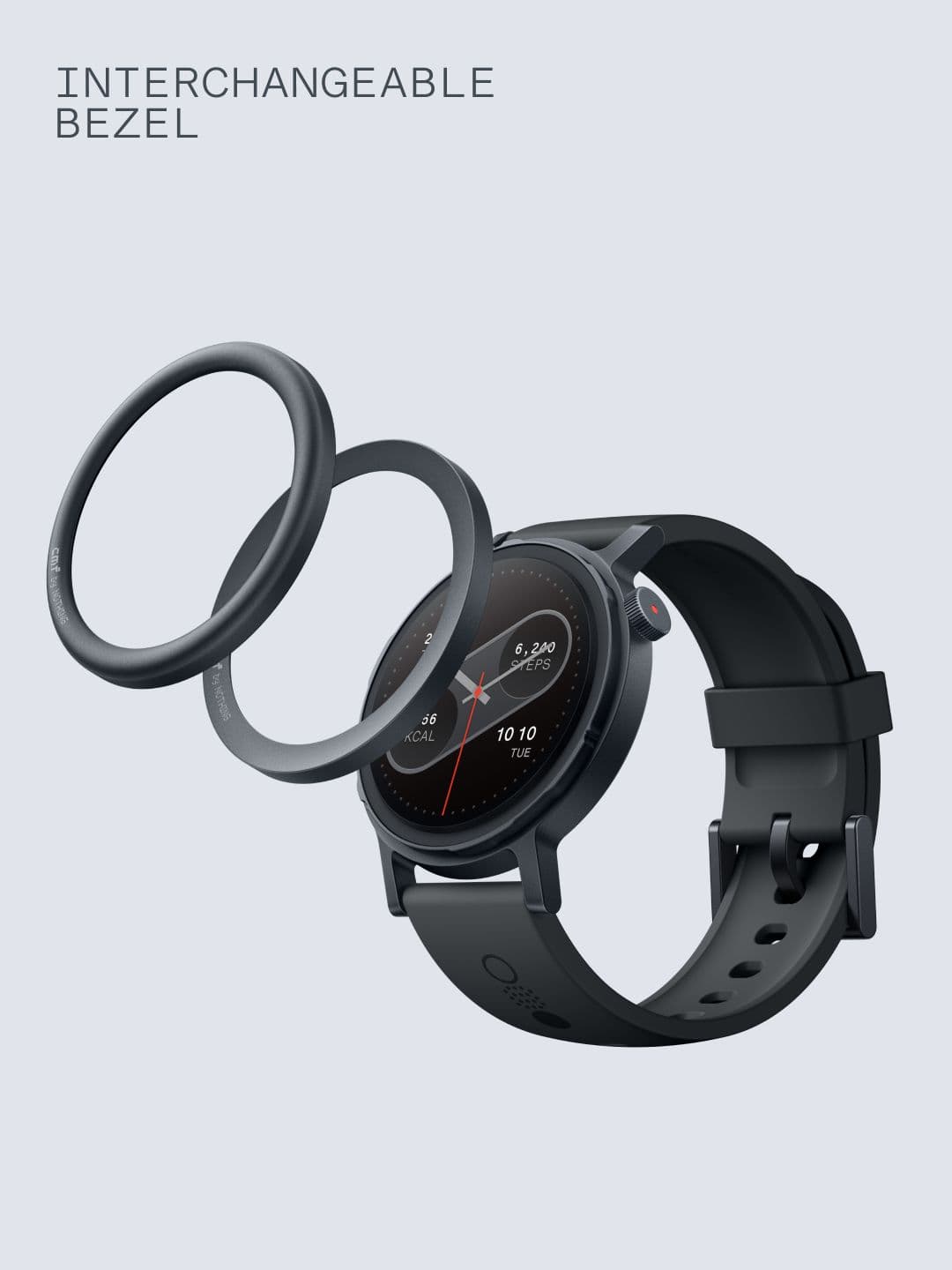 CMF by Nothing Watch Pro 2, 1.32" AMOLED, Auto-brightness, Gesture Control, 3D Guide, GPS