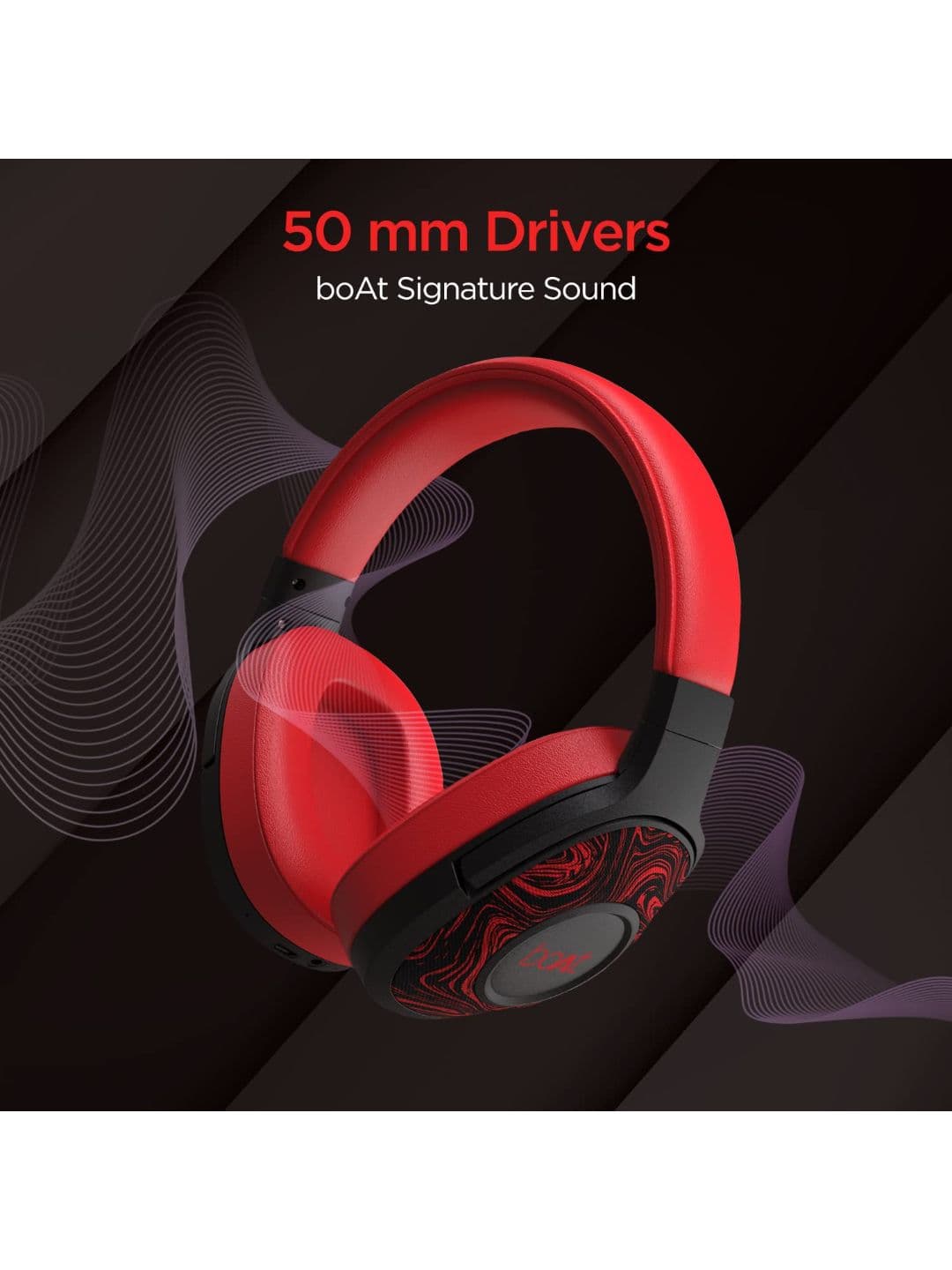 boAt Rockerz 550 Wireless Headphones With Upto 20Hrs Playback