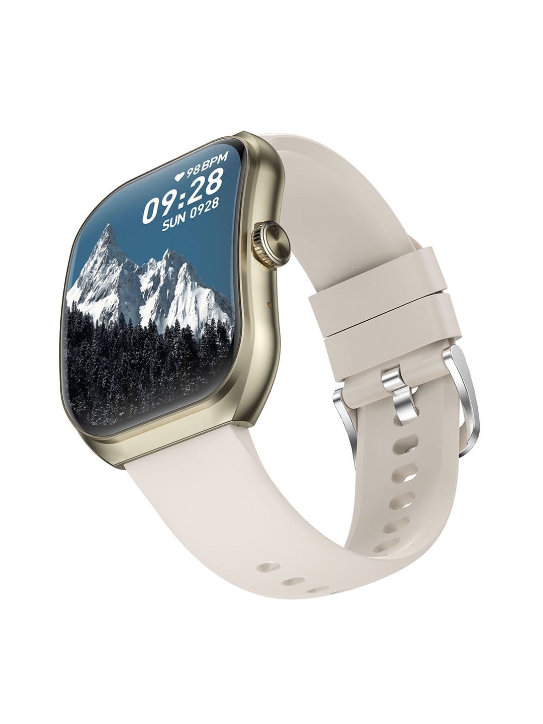 Timex Unisex Smart Progen 1.95"(4.95 cm) AMOLED Display Smartwatch TWTXW801T