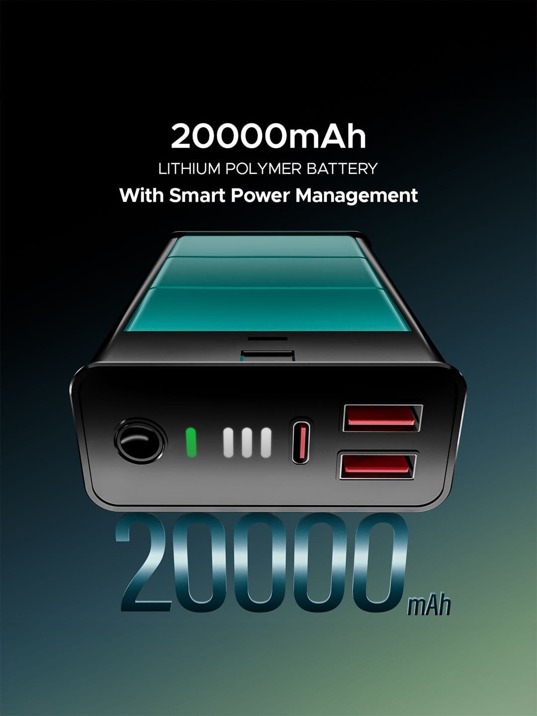 boAt EnergyShroom PB400 Pro USB-C Wired Power Bank