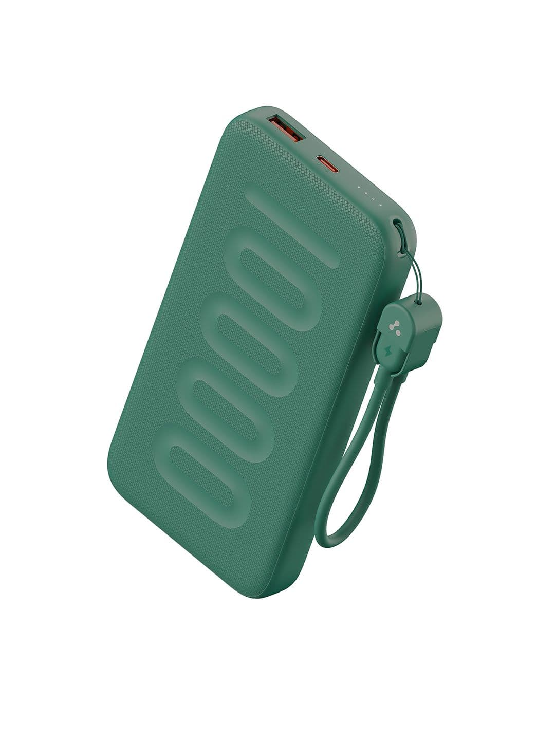 Ambrane Stylo N10 10000mAh Fast Charging Power Bank with in-Built Cable