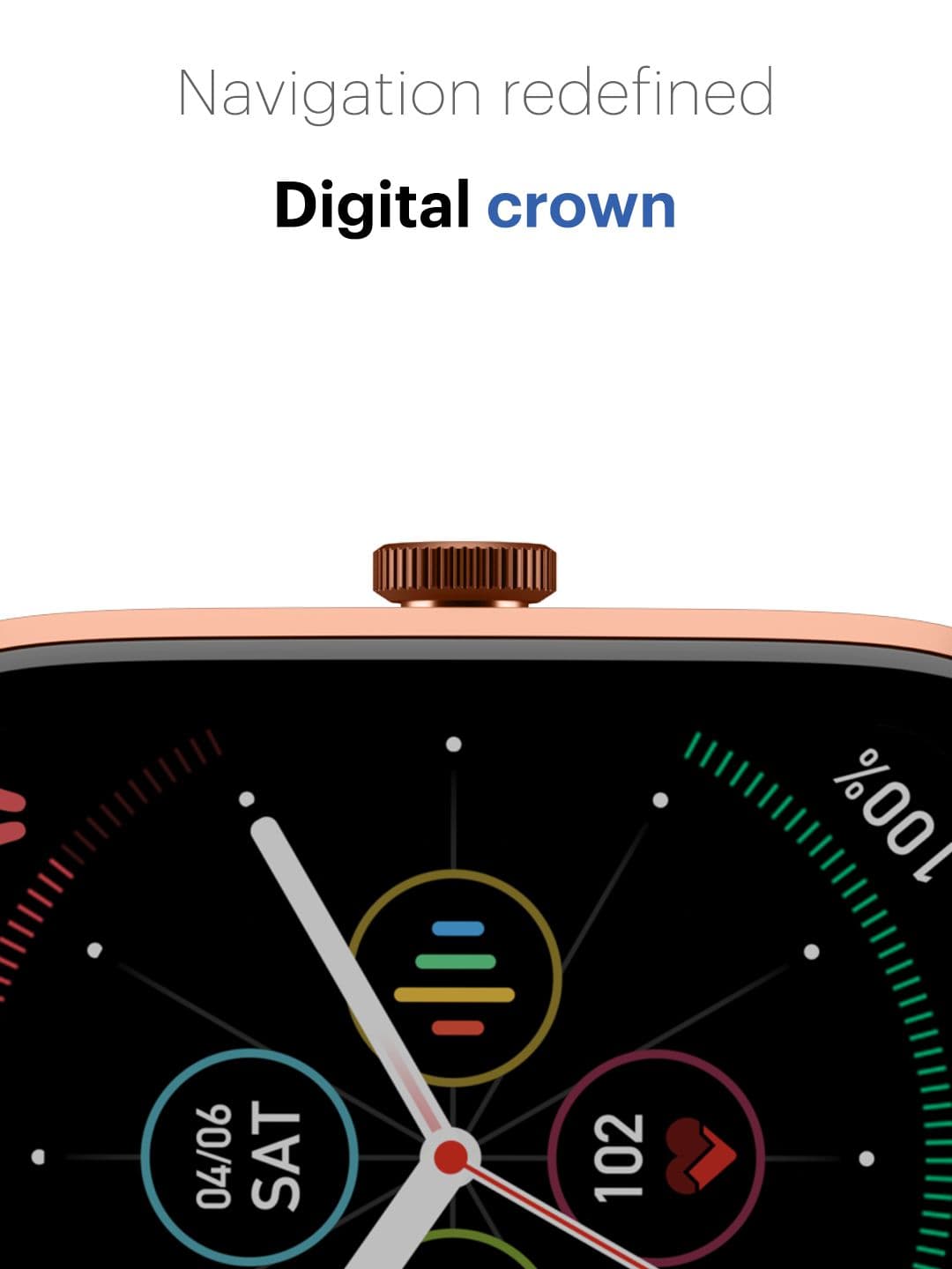 NOISE Unisex ColorFit Pro 4 Alpha 1.78" AMOLED Display Smart Watch