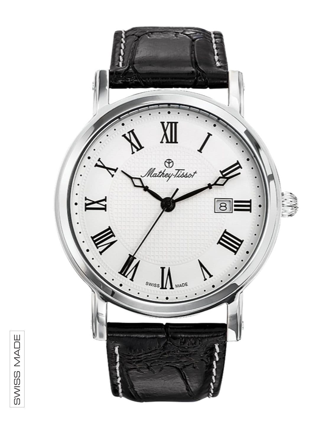 Mathey-Tissot Swiss Made Men City White Dial Watch HB611251ABR